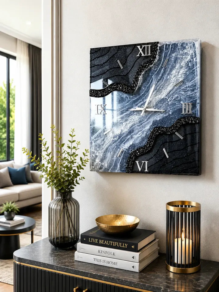 Reverie Luxury Resin Wall Clock