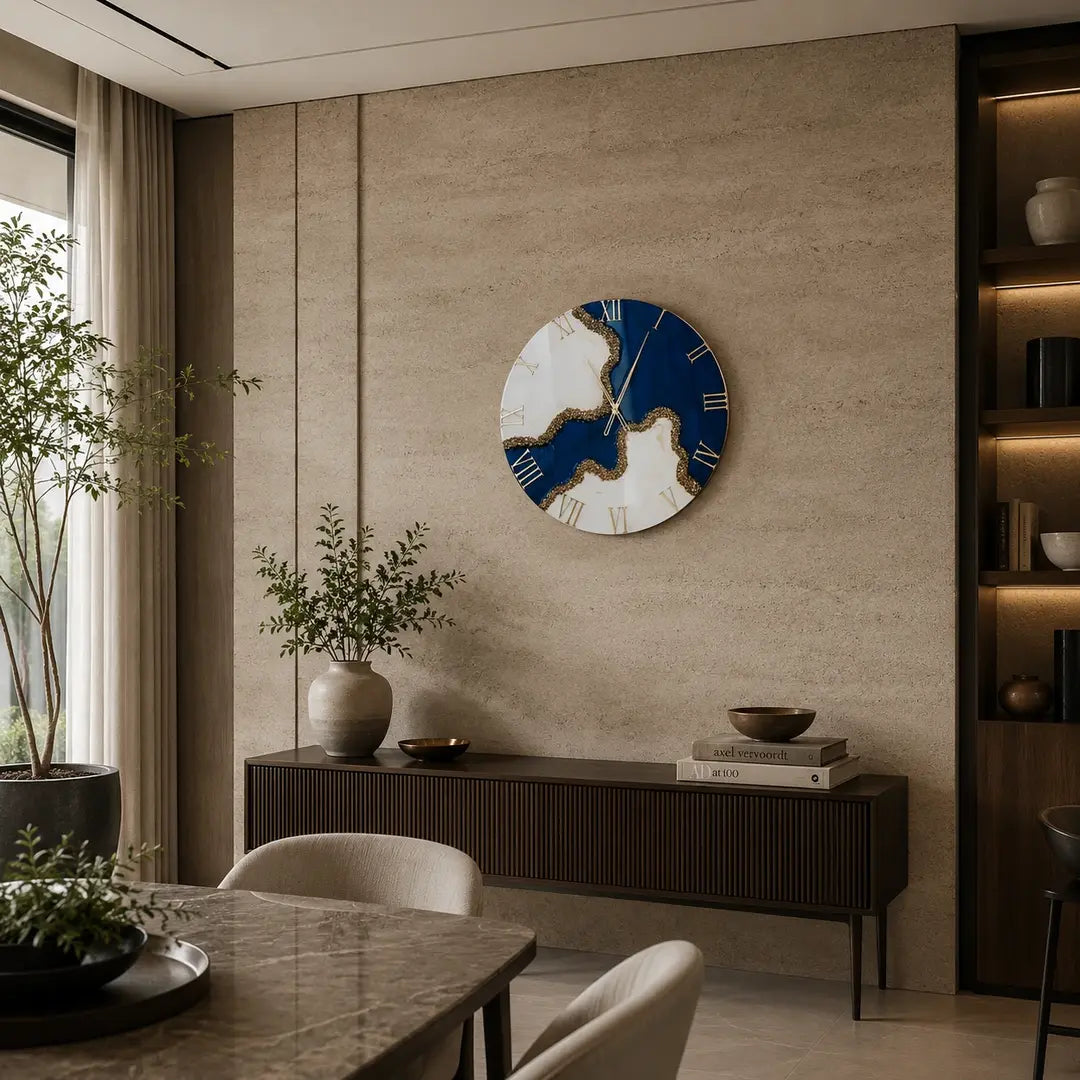ChronoCraft Resin Wall Clock | Luxury Wall Decor