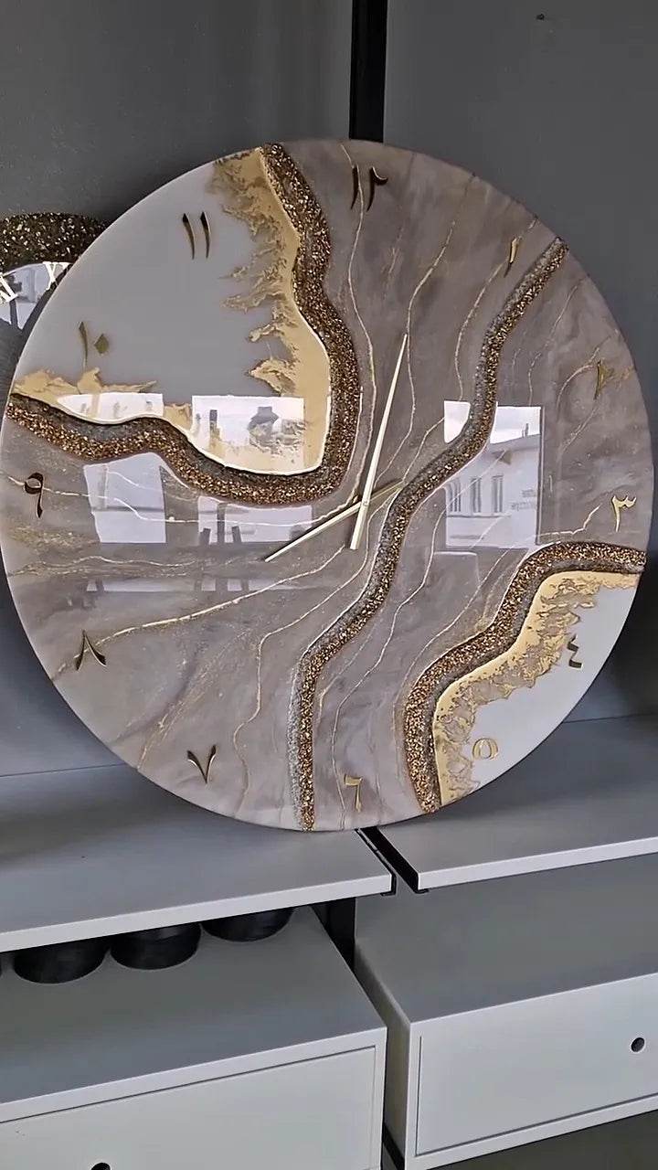 Twilight Galaxy Resin Art Wall clock - Pacific Resin Art