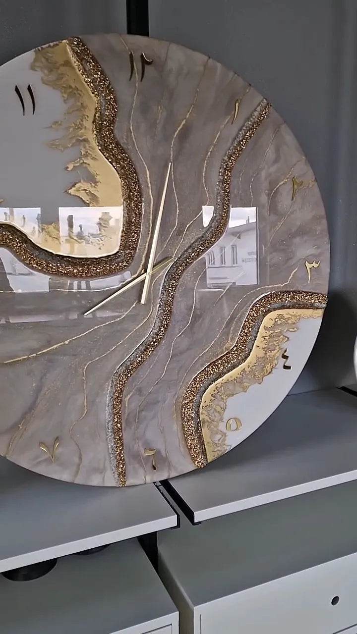 Twilight Galaxy Resin Art Wall clock - Pacific Resin Art