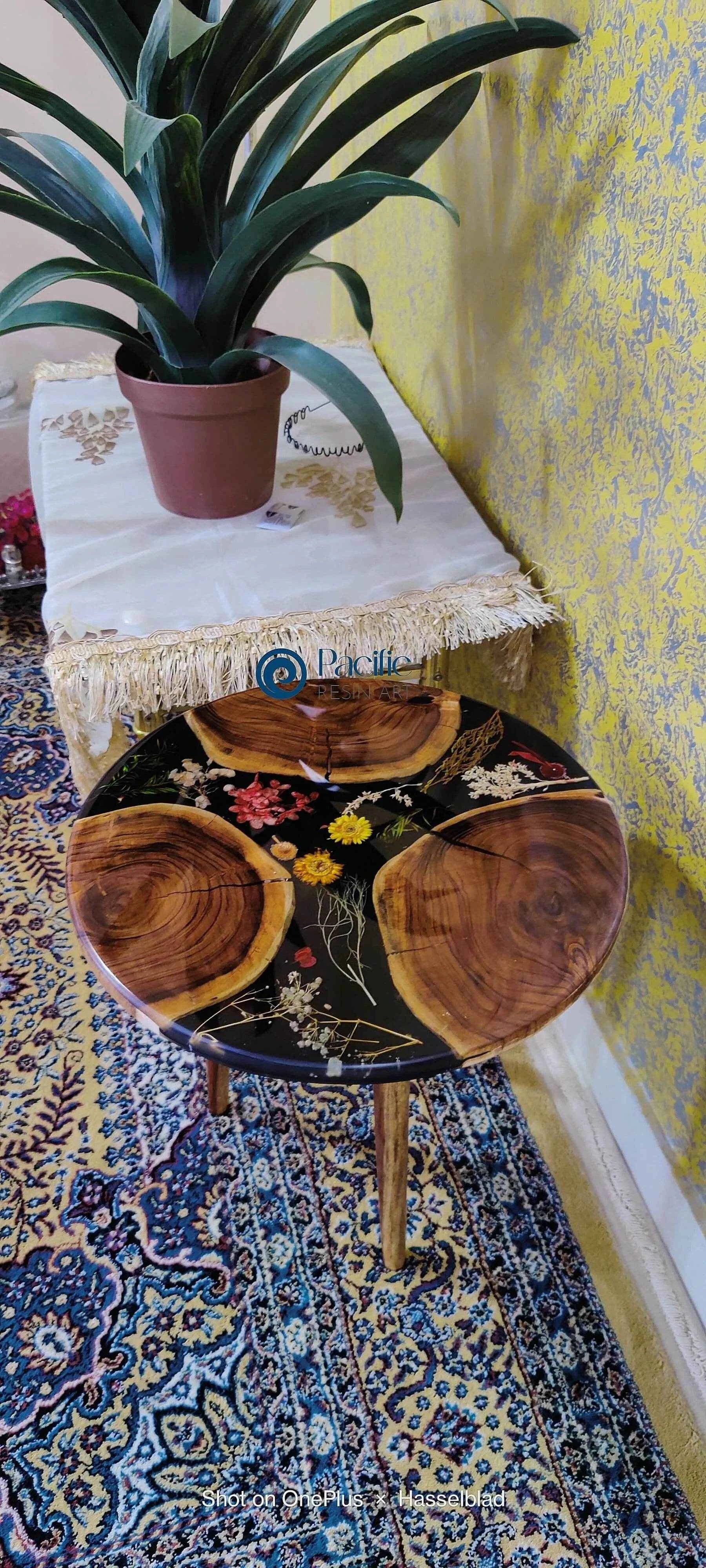 Nature Pulse Resin Coffee Table | Premium Artistic Center Table - Pacific Resin Art