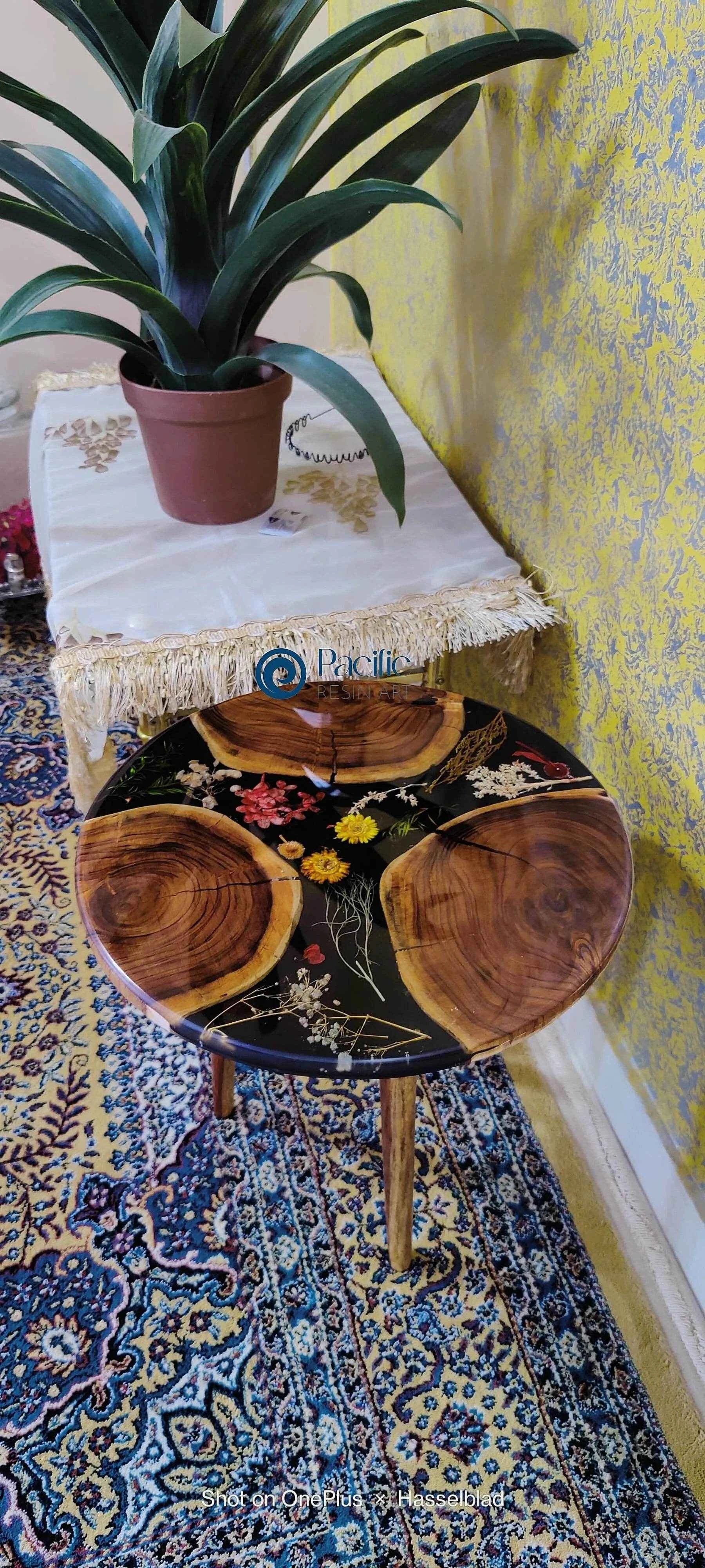 Nature Pulse Resin Coffee Table | Premium Artistic Center Table - Pacific Resin Art