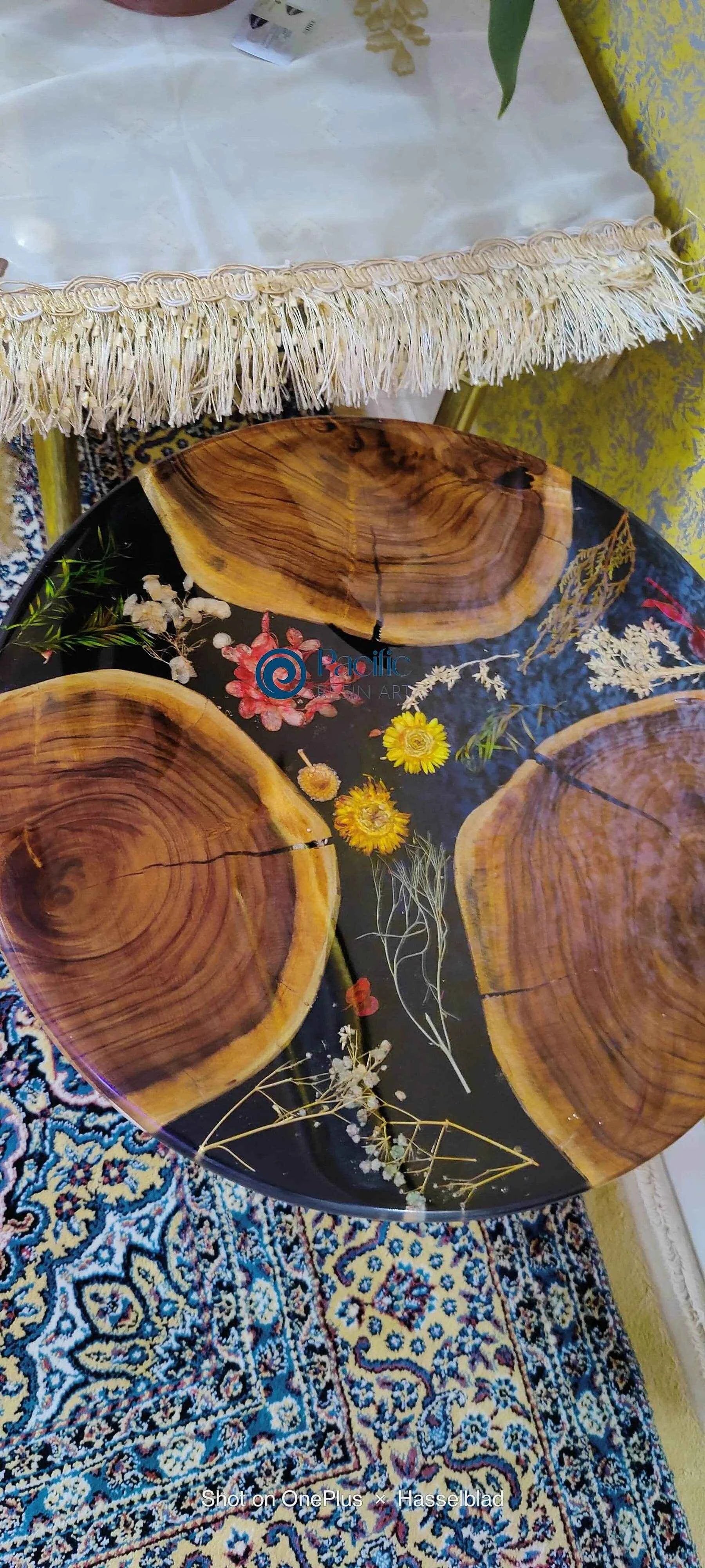 Nature Pulse Resin Coffee Table | Premium Artistic Center Table - Pacific Resin Art