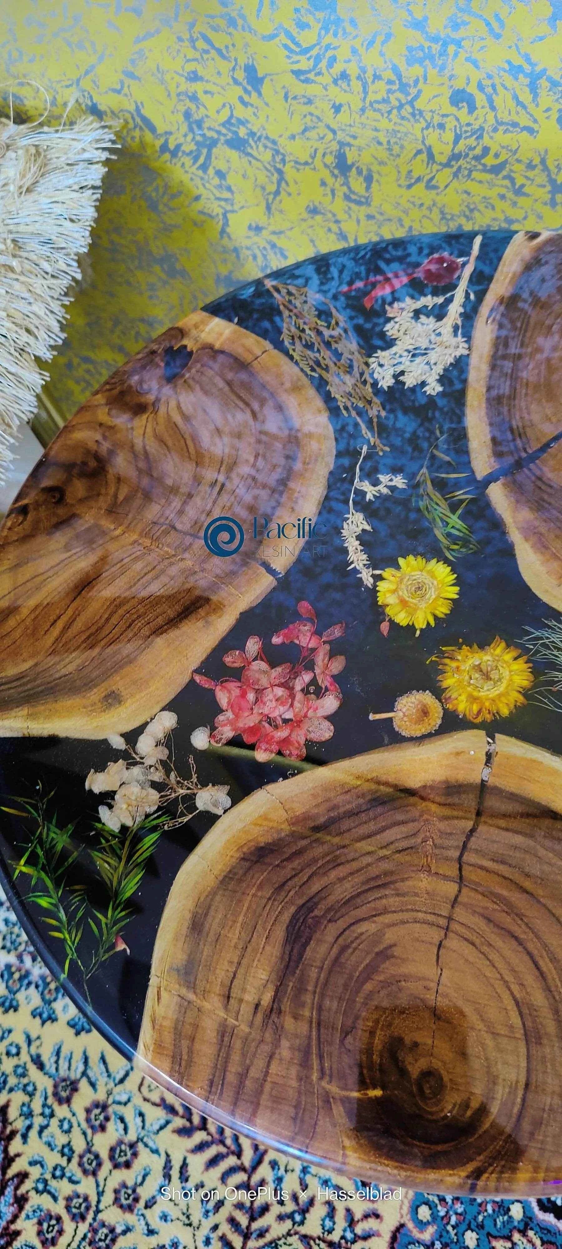 Nature Pulse Resin Coffee Table | Premium Artistic Center Table - Pacific Resin Art