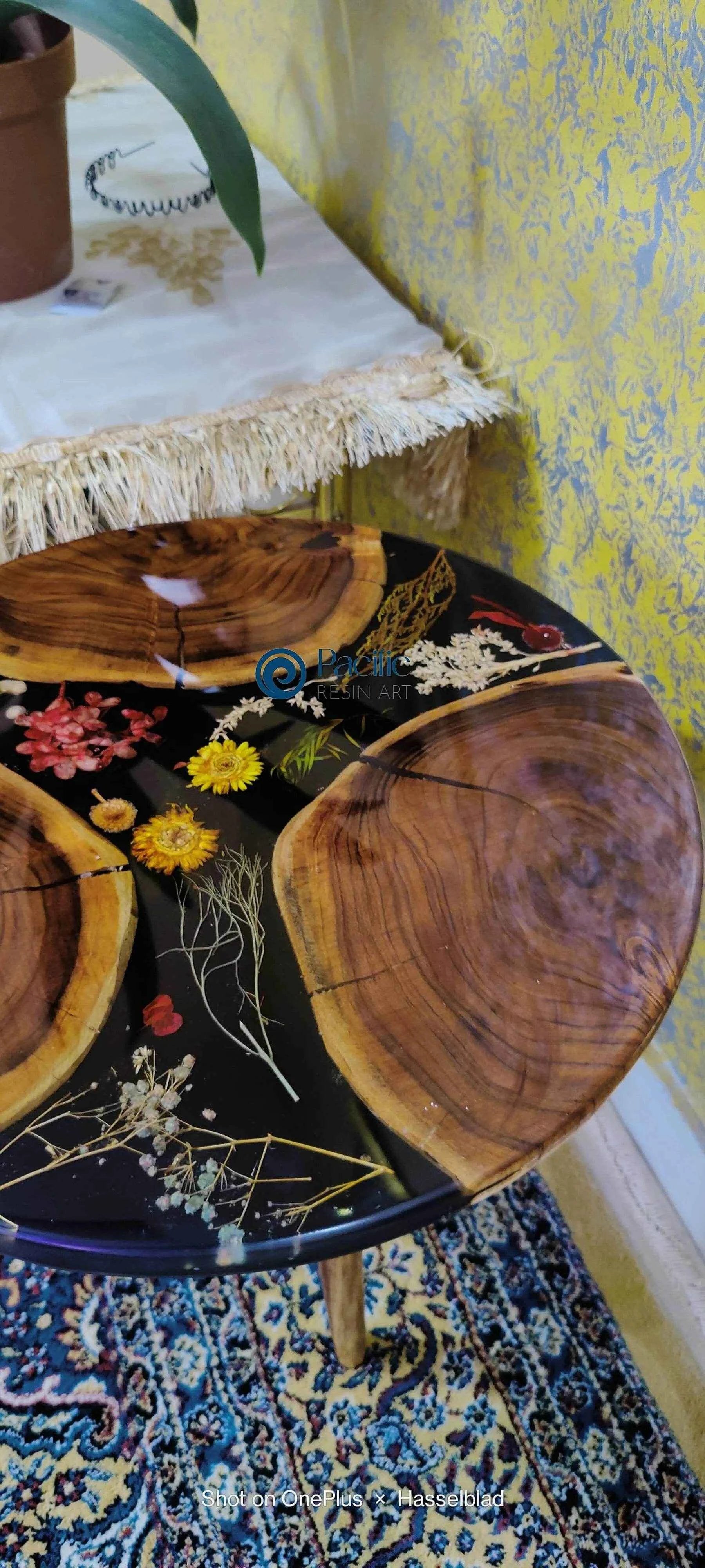Nature Pulse Resin Coffee Table | Premium Artistic Center Table - Pacific Resin Art