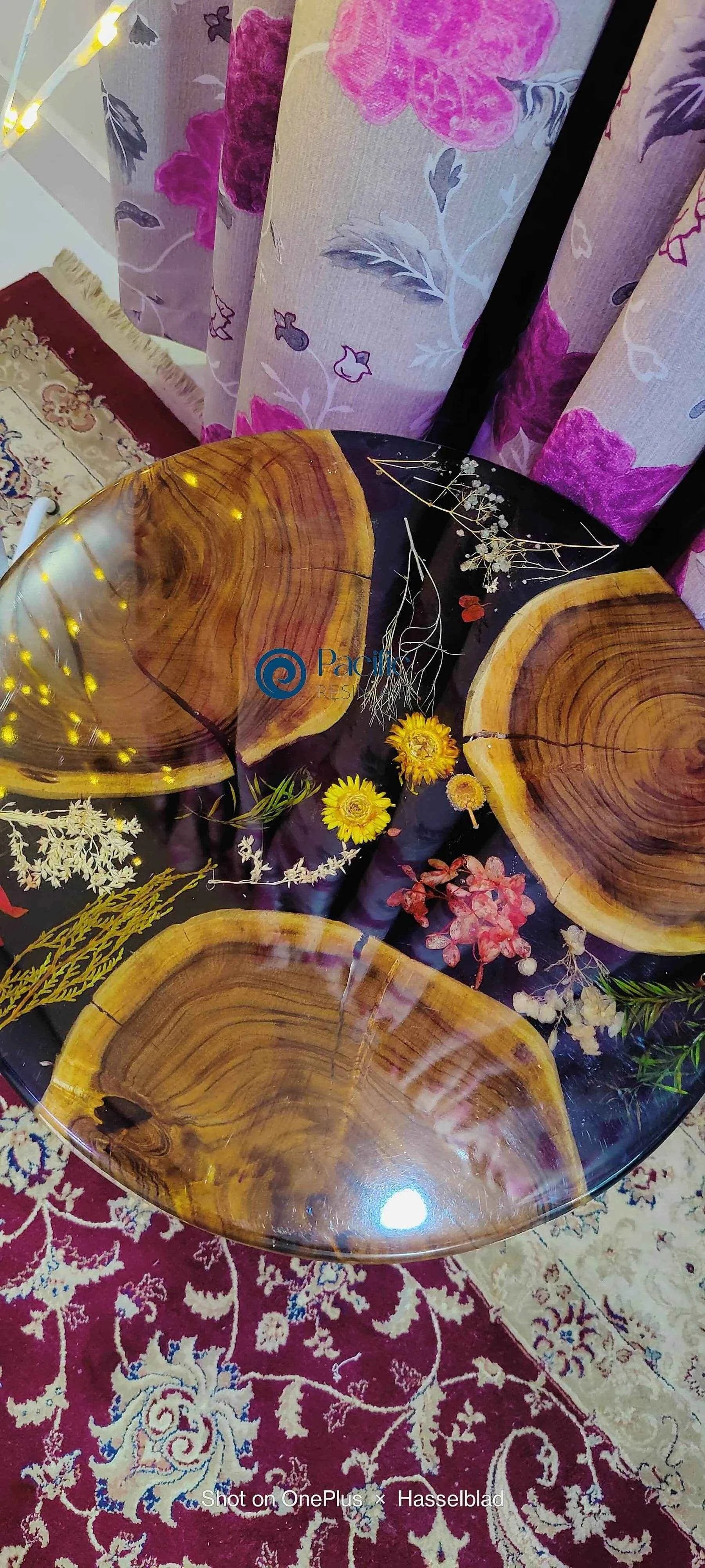 Nature Pulse Resin Coffee Table | Premium Artistic Center Table - Pacific Resin Art