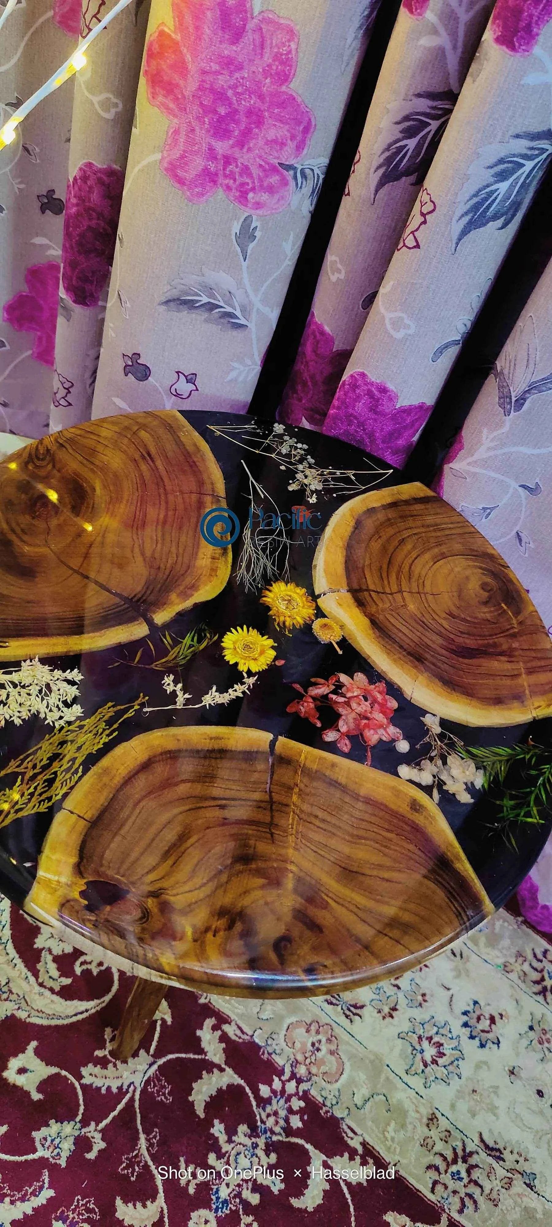 Nature Pulse Resin Coffee Table | Premium Artistic Center Table - Pacific Resin Art