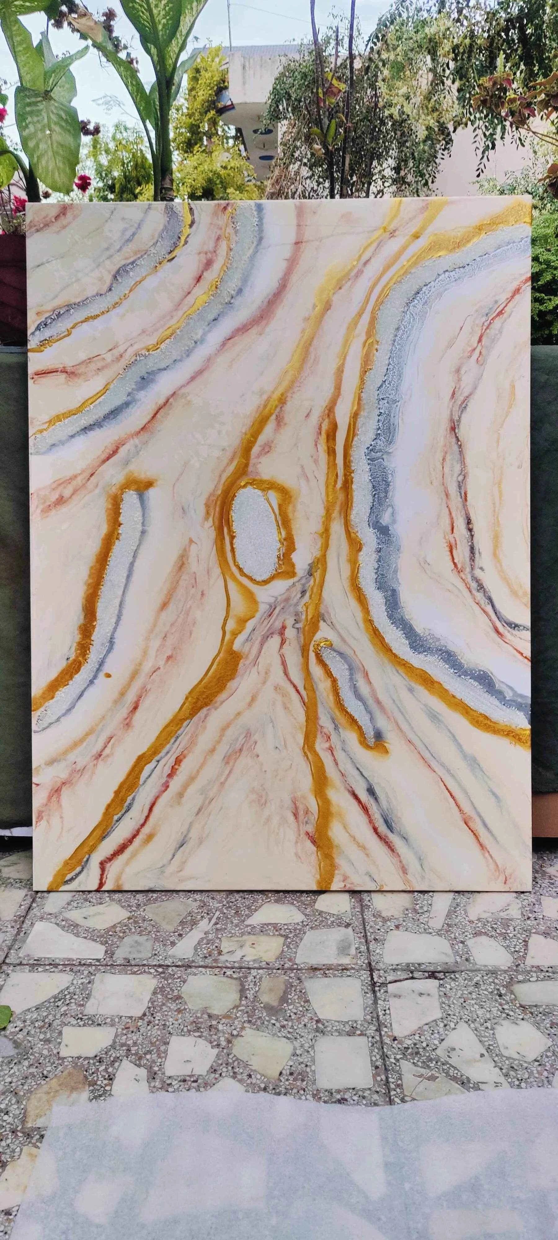 Gorgeous Geode Epoxy Resin wall Art Hangings and Wall Paintings - Pacific Resin Art