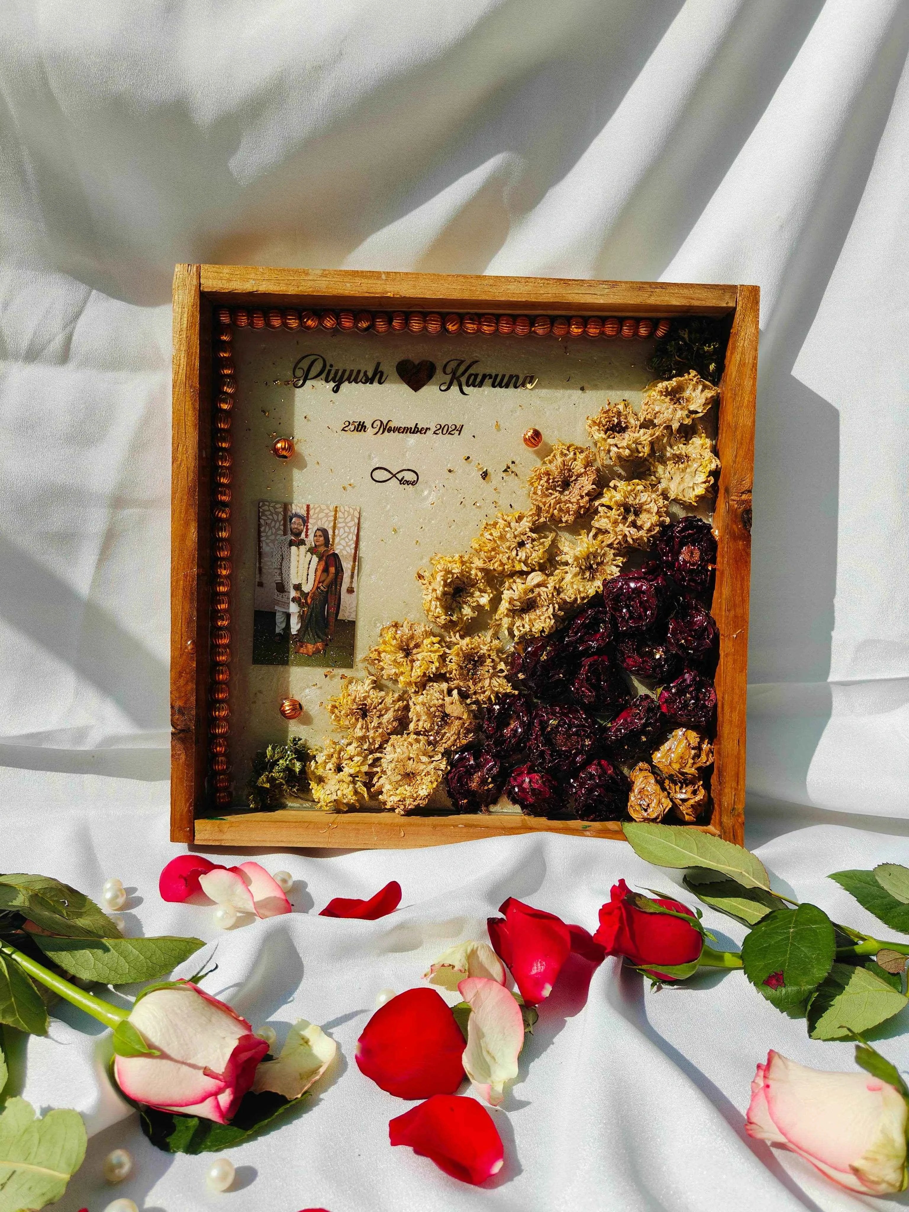Resin Roses Resin Art Varmala Preservation - Pacific Resin Art