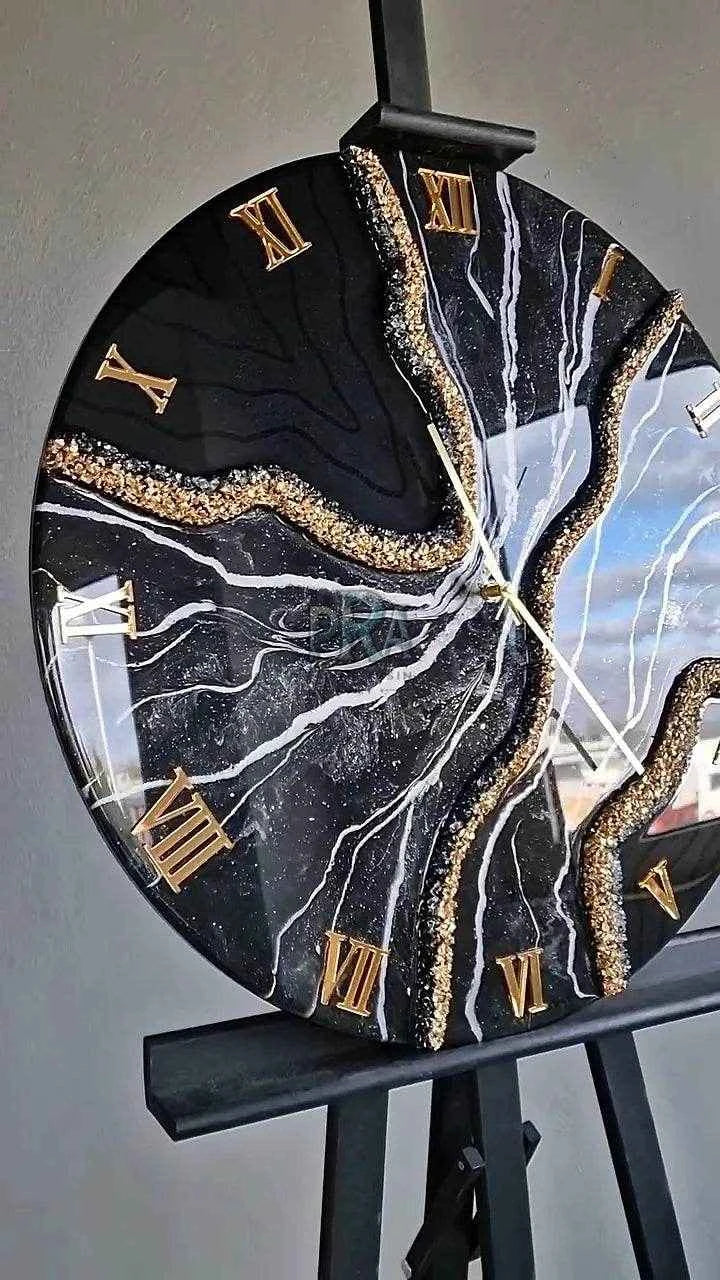 Mystic Minute Resin Wall Clock | Unique Epoxy Wall Clock - Pacific Resin Art