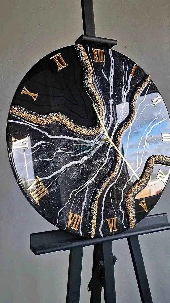 Mystic Minute Resin Wall Clock | Unique Epoxy Wall Clock - Pacific Resin Art