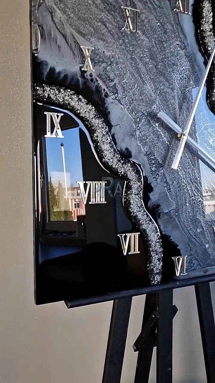 Infinity Clockwork Resin Wall Clock | Luxury Home Decor - Pacific Resin Art