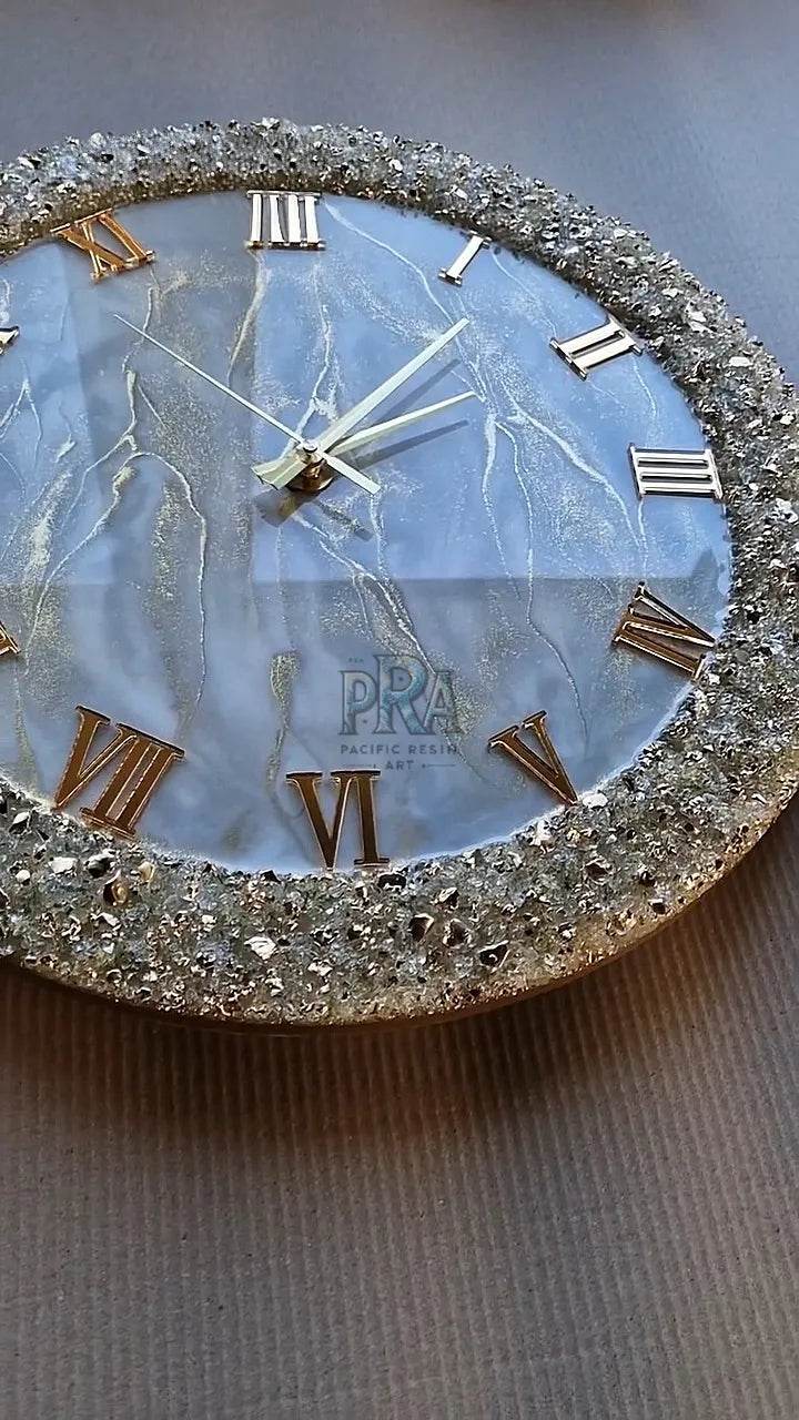 Chrono Art Premium Resin Wall Clock - Pacific Resin Art