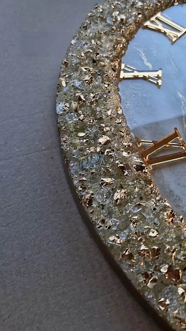 Chrono Art Premium Resin Wall Clock - Pacific Resin Art