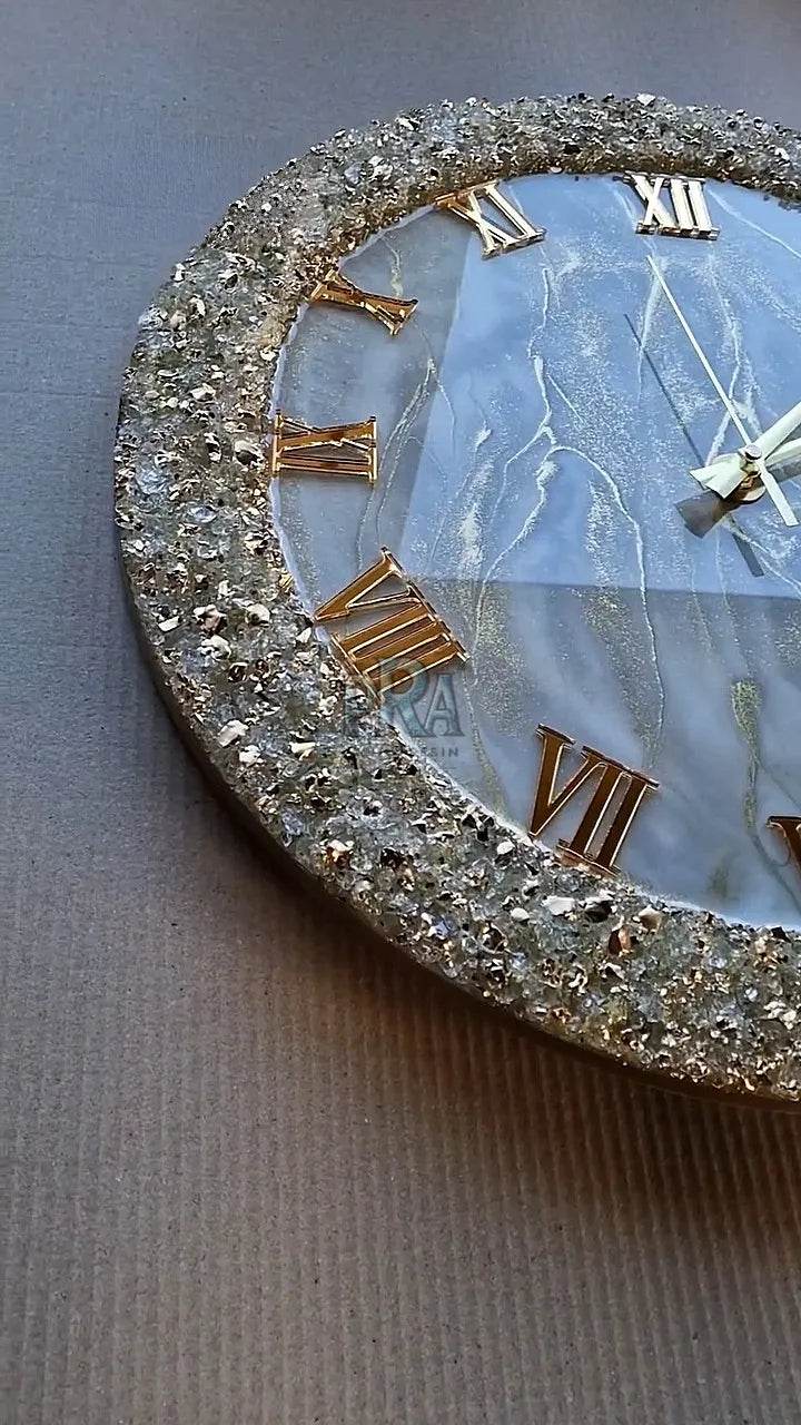 Chrono Art Premium Resin Wall Clock - Pacific Resin Art