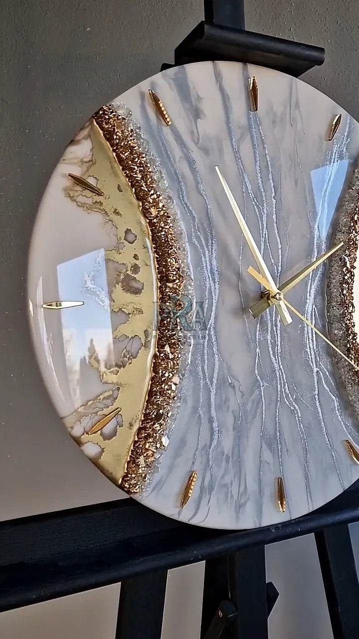 Luminous Resin Wall Clock | Unique Home Decor - Pacific Resin Art