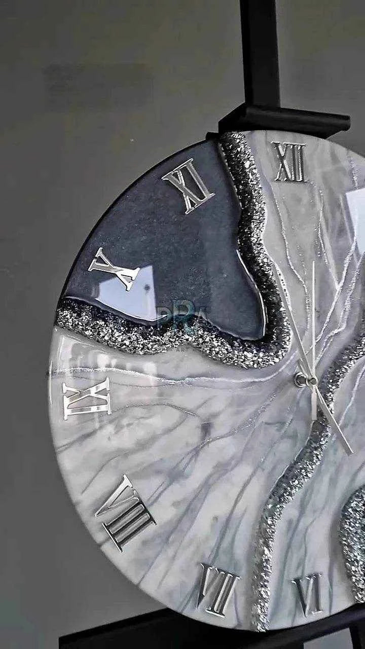 Resin Breeze Artisanal Resin Wall Clock - Pacific Resin Art