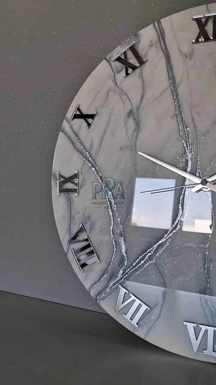 Clockwork Canvas Premium Resin Wall Clock - Pacific Resin Art