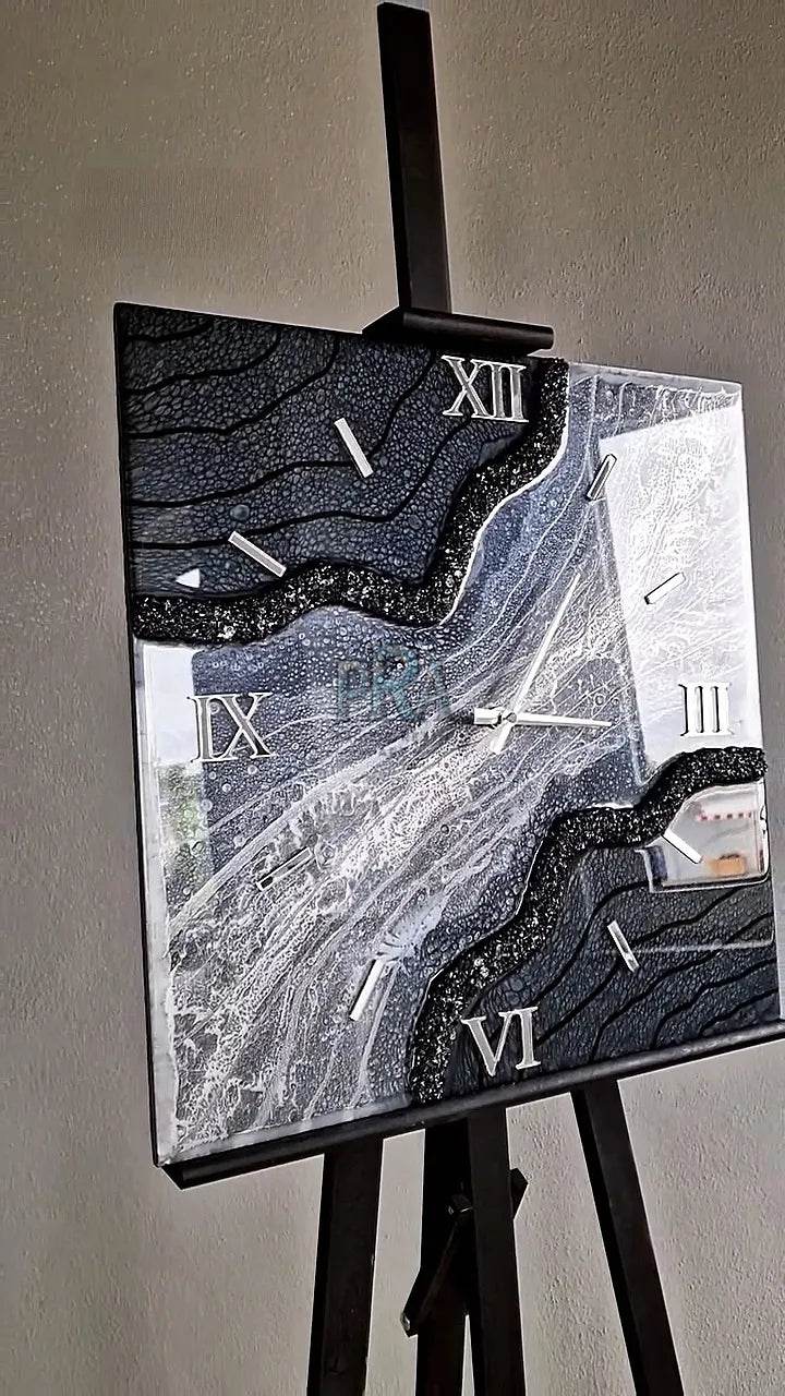 Reverie Luxury Resin Wall Clock - Pacific Resin Art