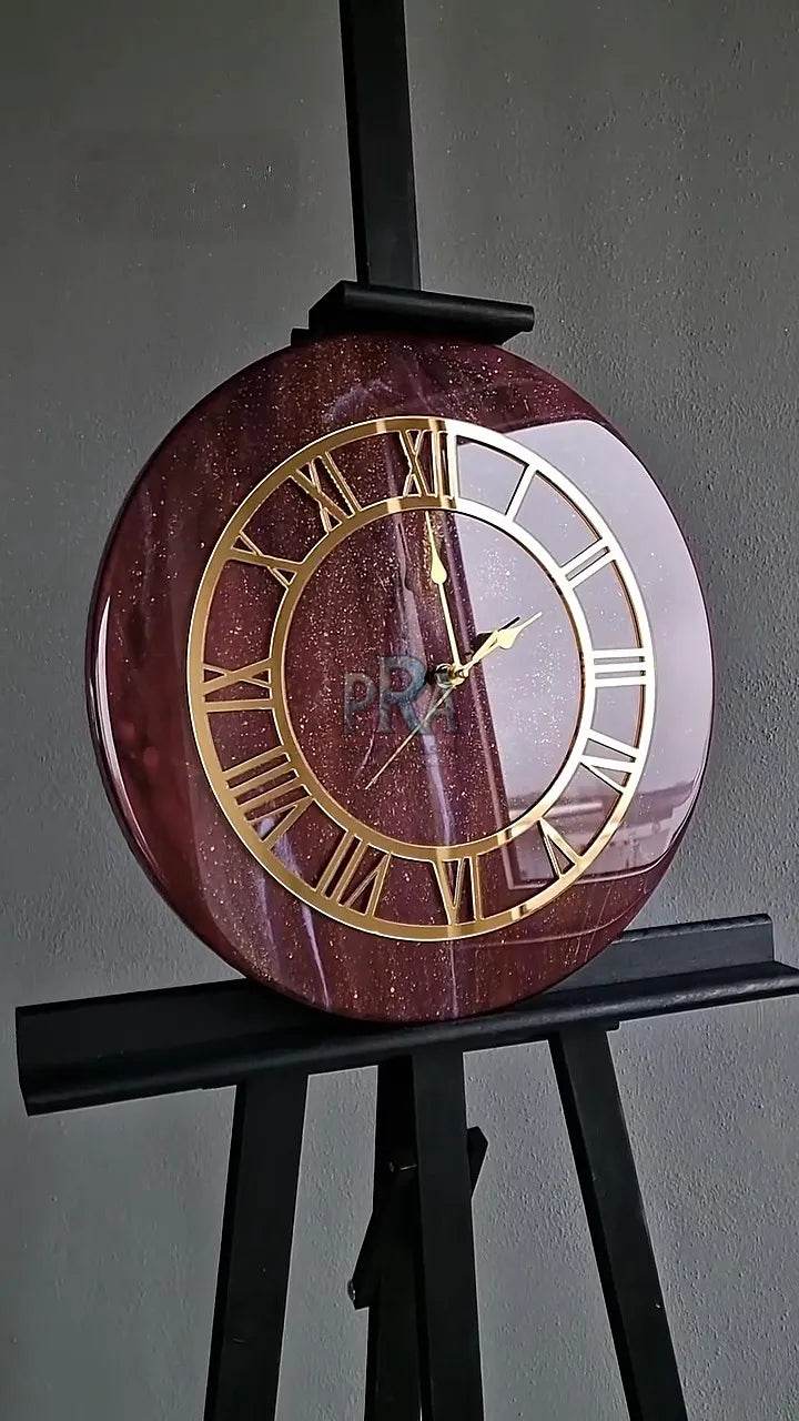 Enigma Premium Resin Wall clock - Pacific Resin Art