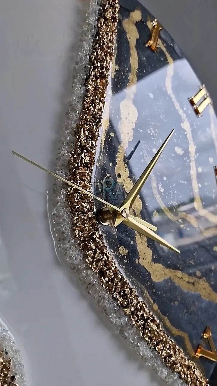 Stellar Cycle Premium Resin Wall Clock - Pacific Resin Art