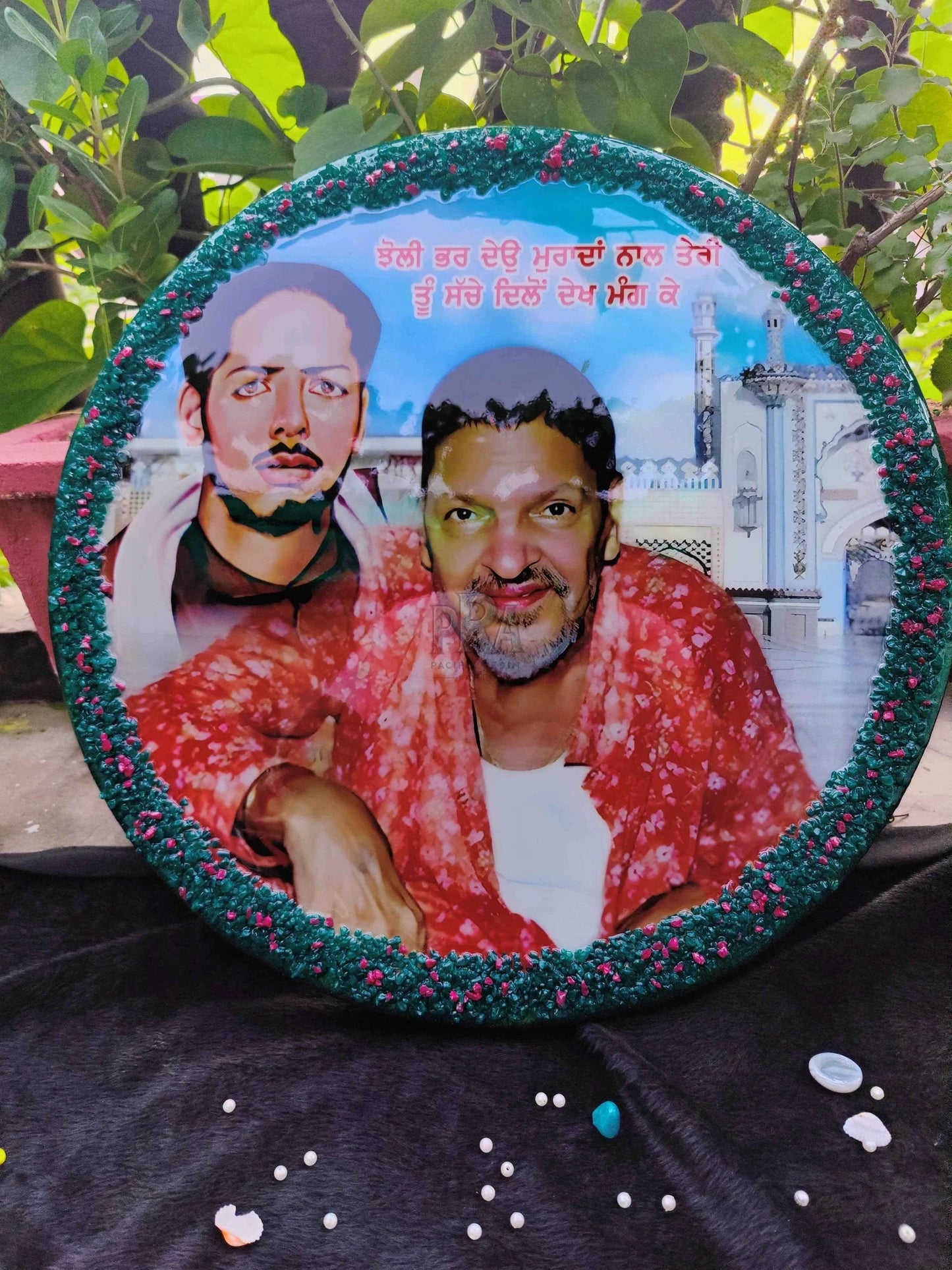 UV Resin Coated Customized Image Preservation | Resin Photo Frame Gift idea - Pacific Resin Art