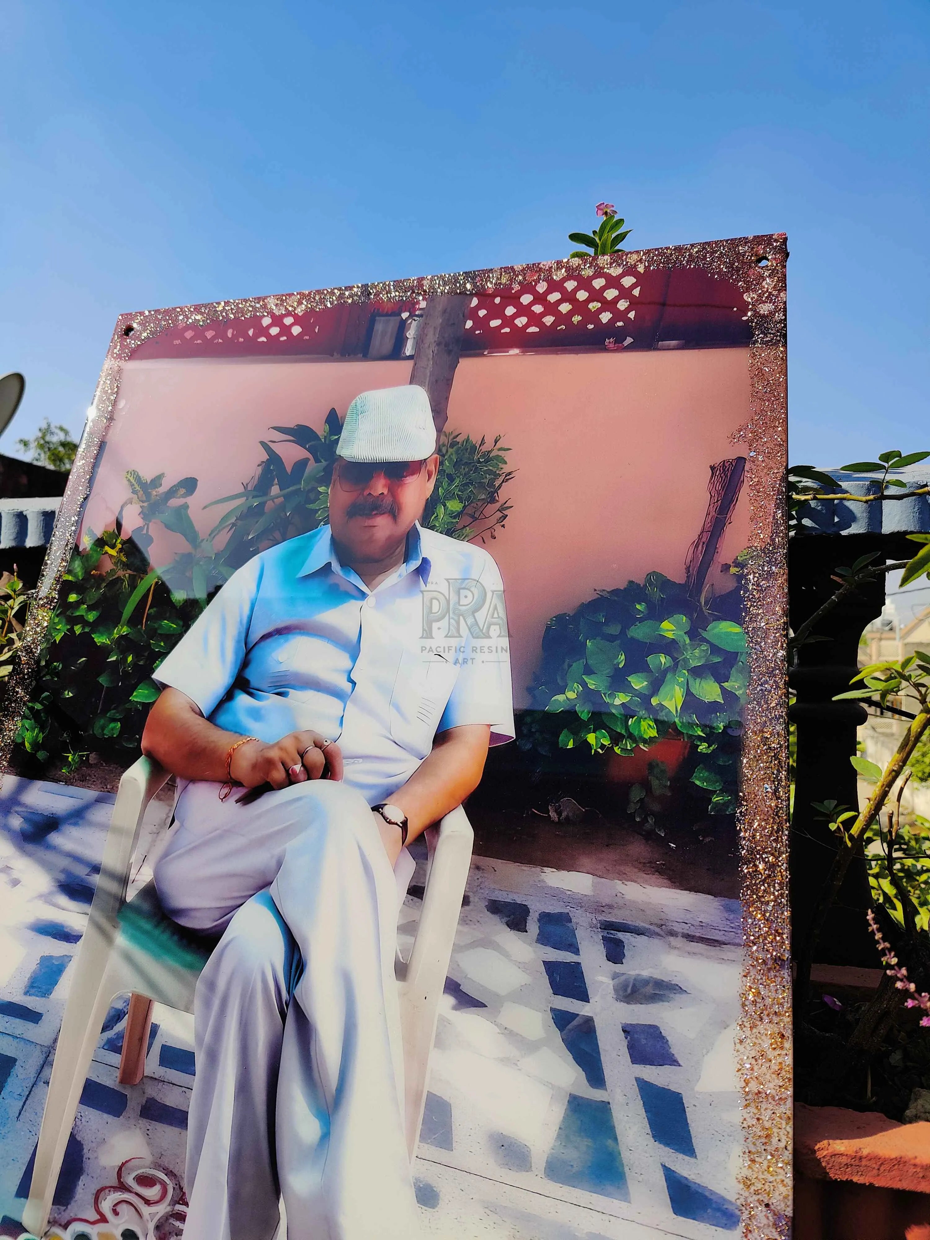U.V Resin Coated Customized Image Preservation Wall Art | Resin Photo Frame | Resin Image Gift idea
