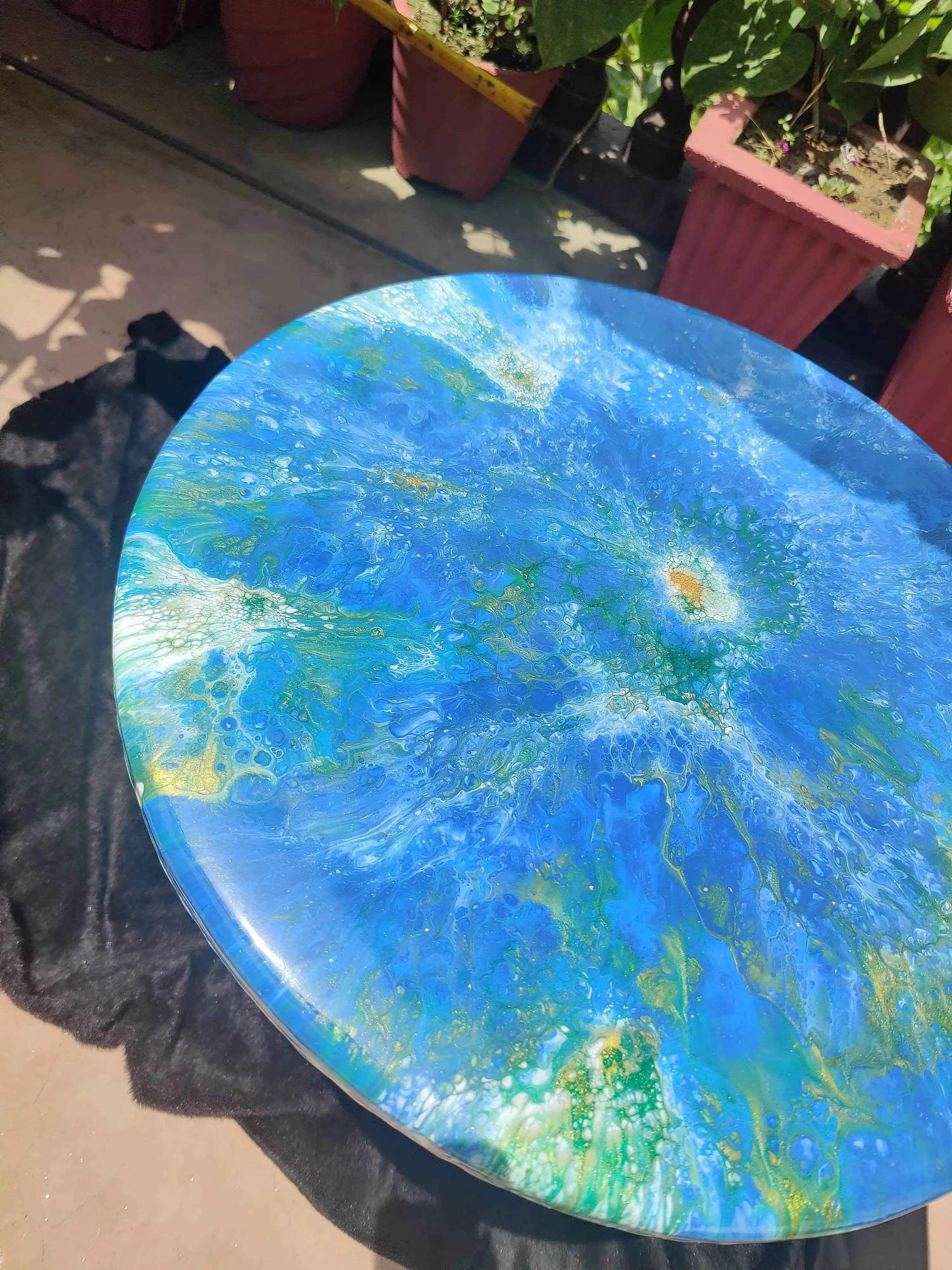 Urban Flow Resin Art Coffee Table | Premium Center Coffee Table - Pacific Resin Art