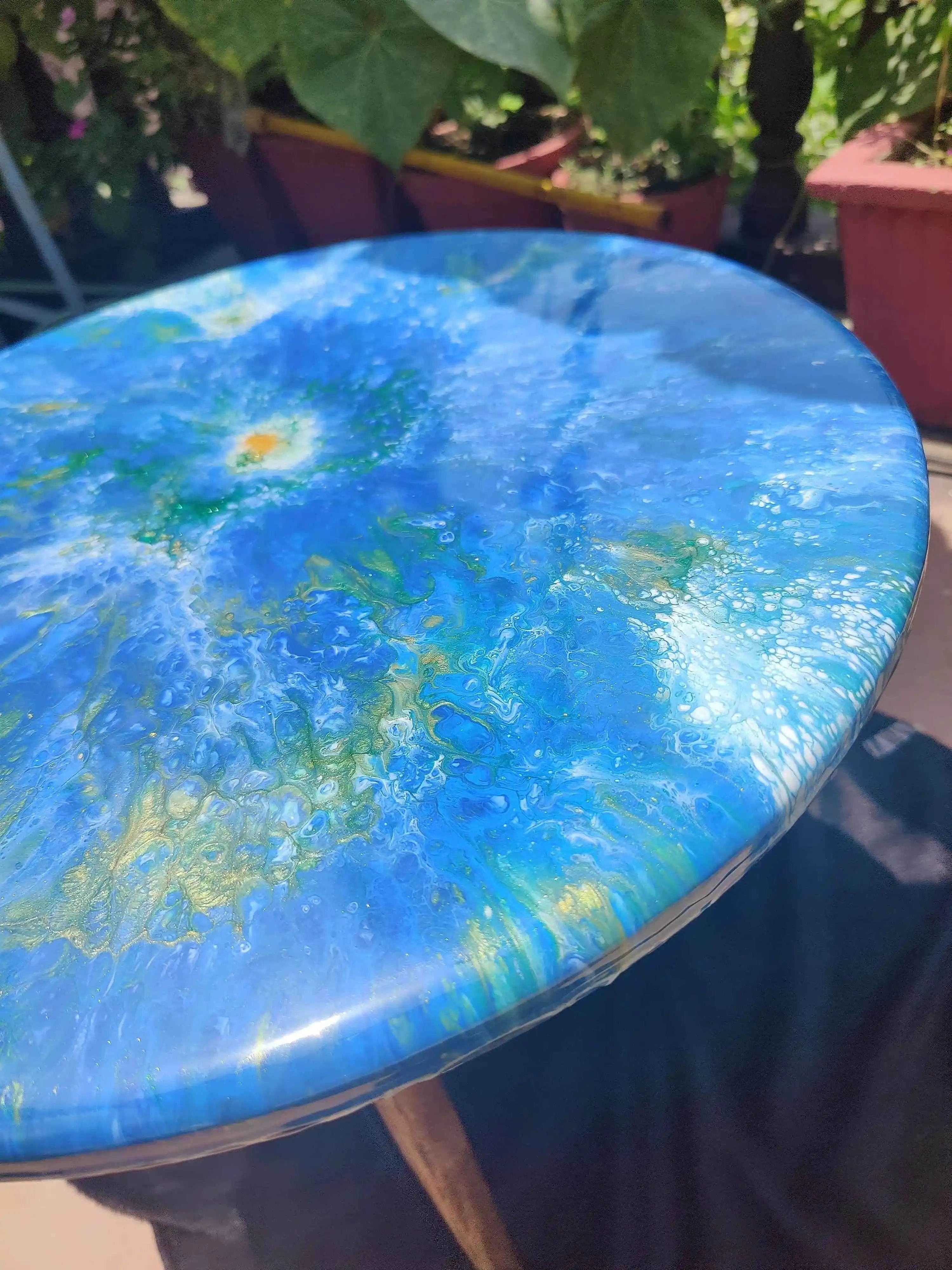 Urban Flow Resin Art Coffee Table | Premium Center Coffee Table - Pacific Resin Art