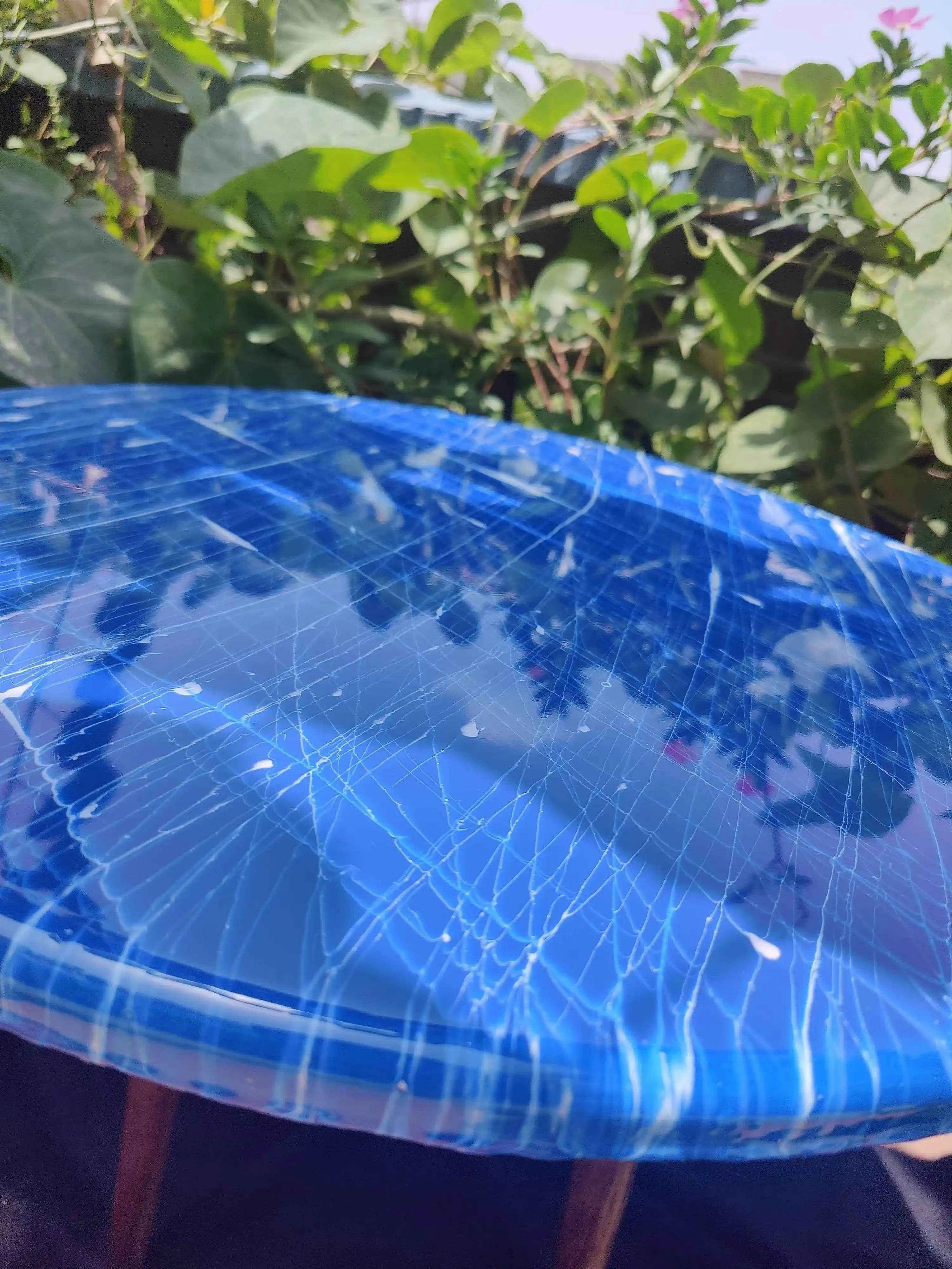 Tranquil Shore Epoxy Resin Art Coffee Table | Resin Art Coffee table | Premium Center Coffee Table --