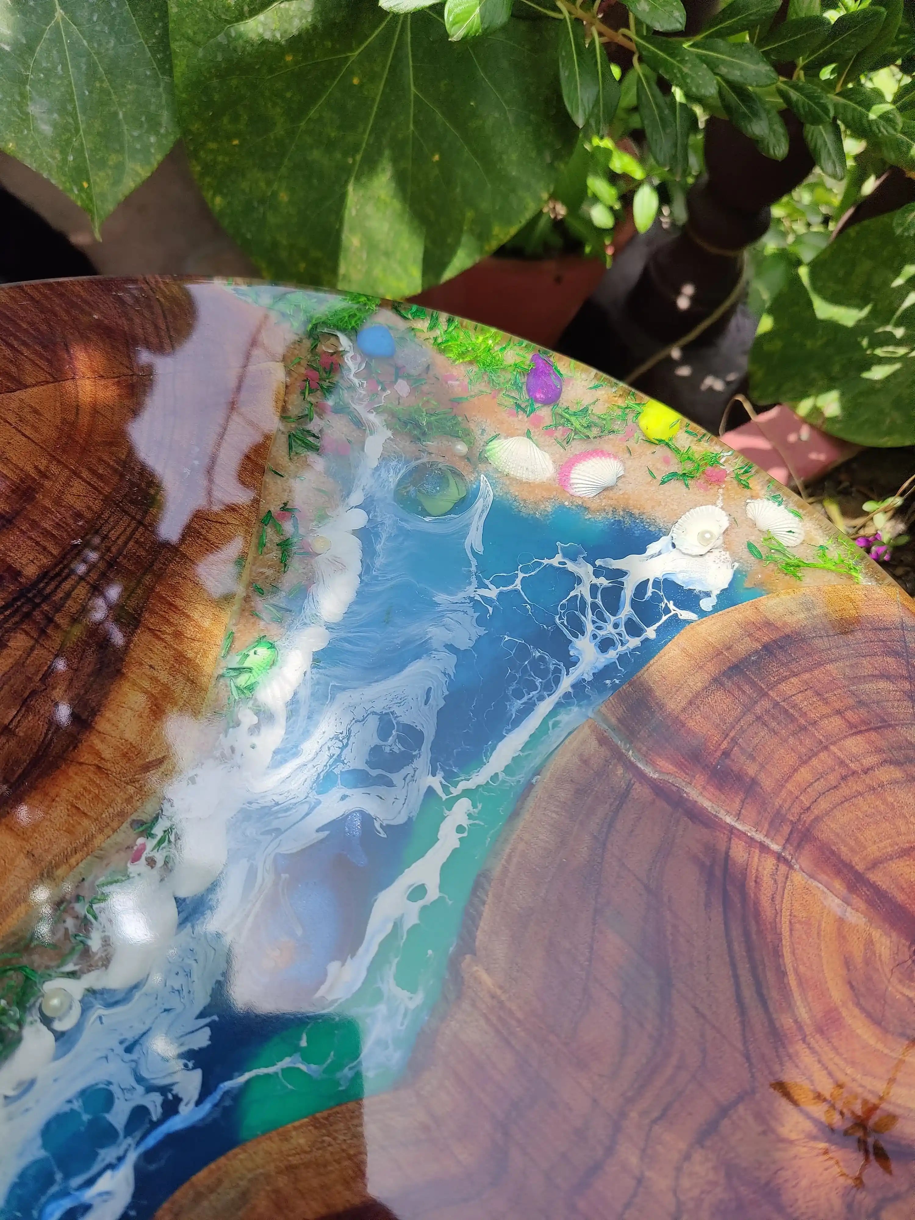 resin art in India, Premium home decor, rich home decor, resin dinning table for living room, wooden table, resin table , resin wooden style table, Resin coffee table, resin table , resin dinning table, resin large table, resin home interiors,