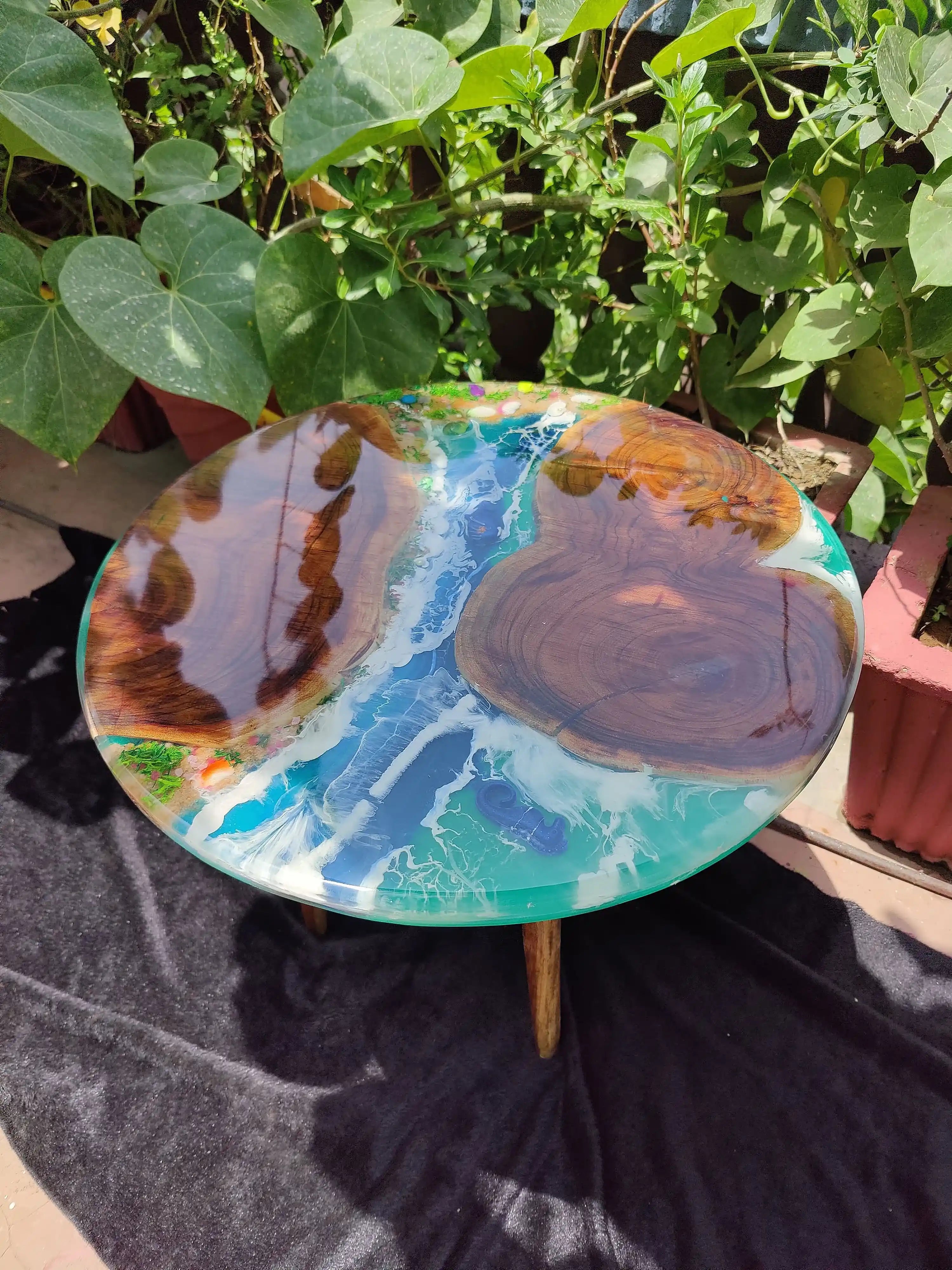 resin art in India, Premium home decor, rich home decor, resin dinning table for living room, wooden table, resin table , resin wooden style table, Resin coffee table, resin table , resin dinning table, resin large table, resin home interiors,