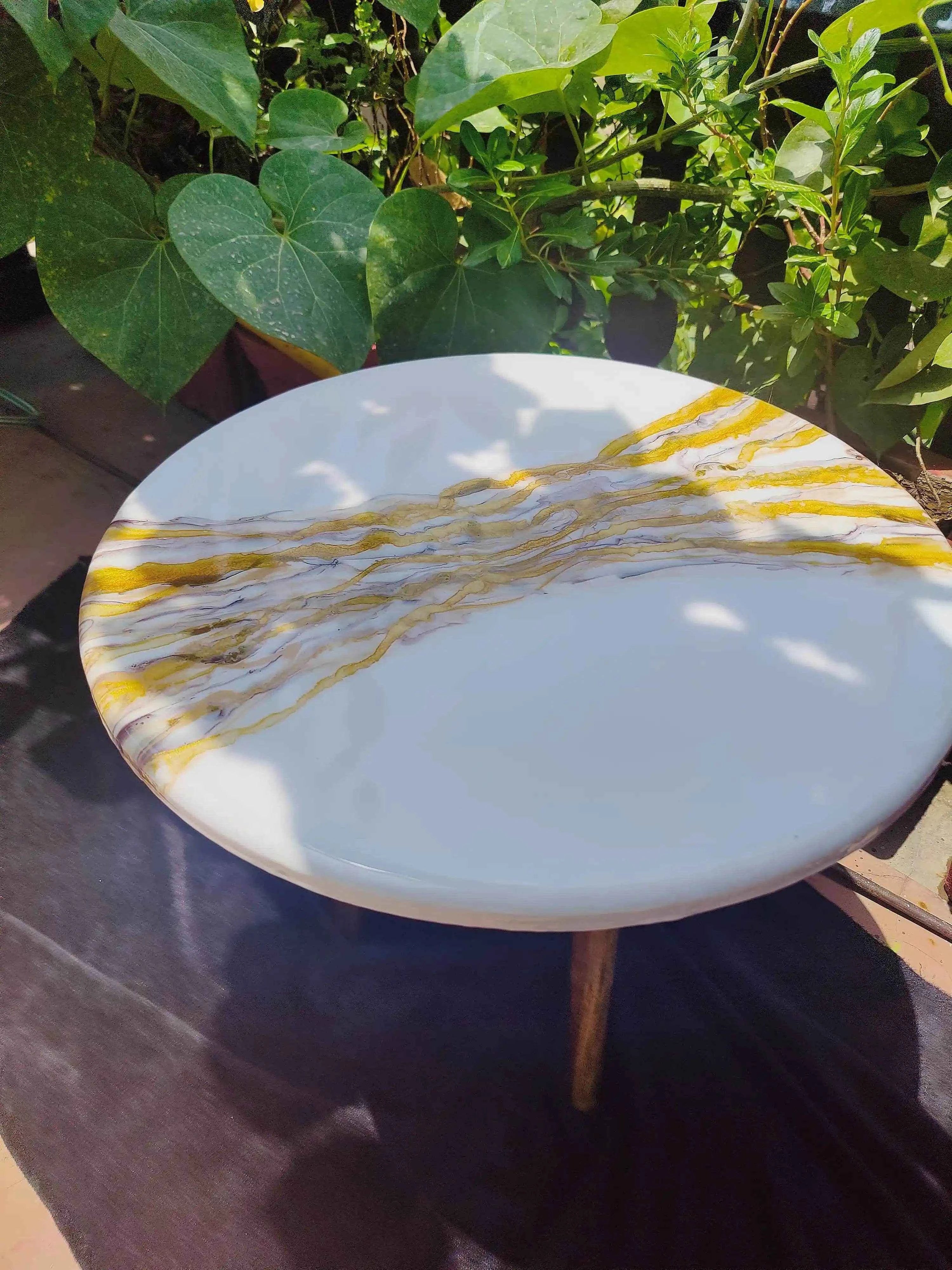 Majestic Flow Resin Coffee Table | Premium resin art Center Coffee Table - Pacific Resin Art