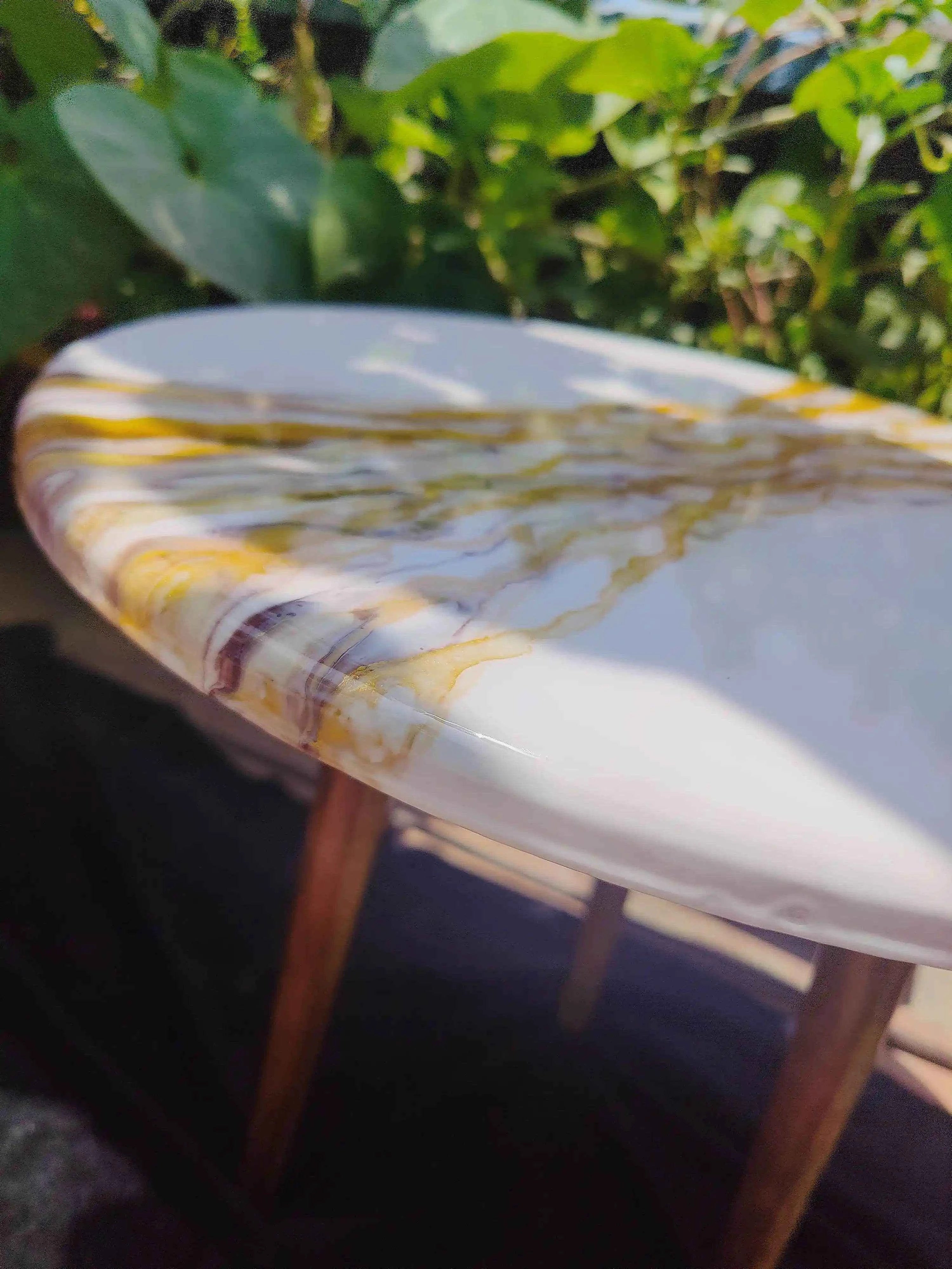 Majestic Flow Resin Coffee Table | Premium resin art Center Coffee Table - Pacific Resin Art