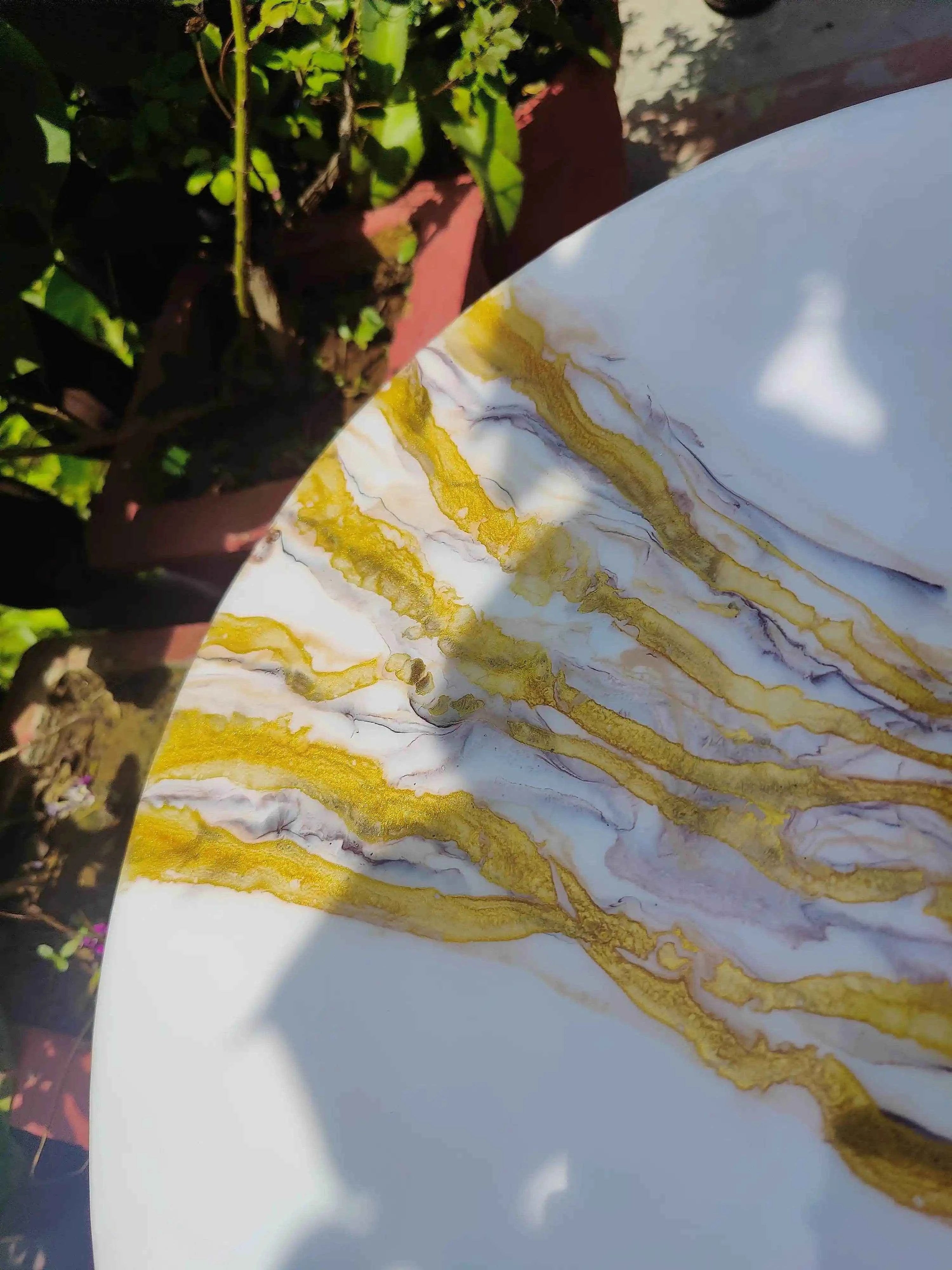 Majestic Flow Resin Coffee Table | Premium resin art Center Coffee Table - Pacific Resin Art