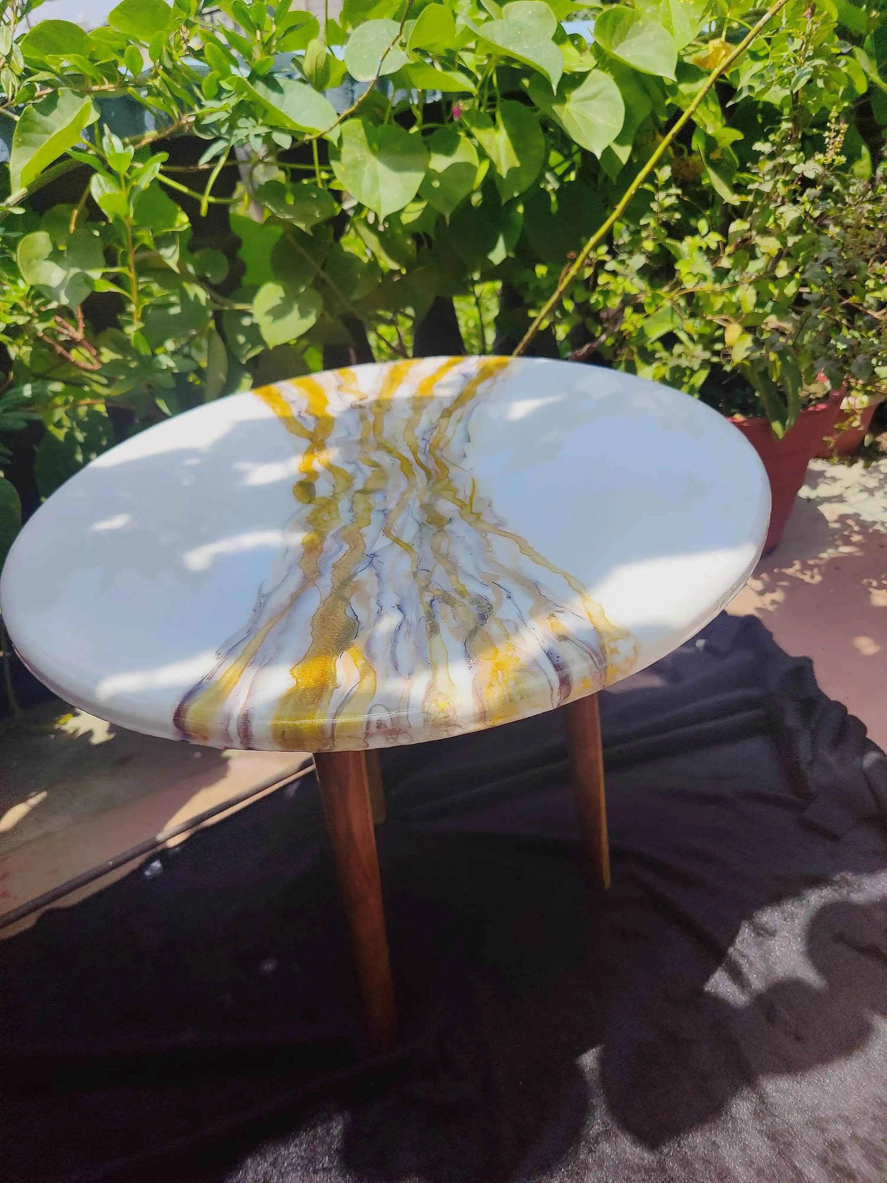 Majestic Flow Resin Coffee Table | Premium resin art Center Coffee Table - Pacific Resin Art