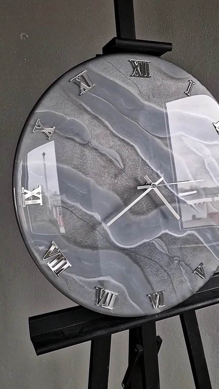 Tranquil Bay Premium Resin Wall Clock - Pacific Resin Art