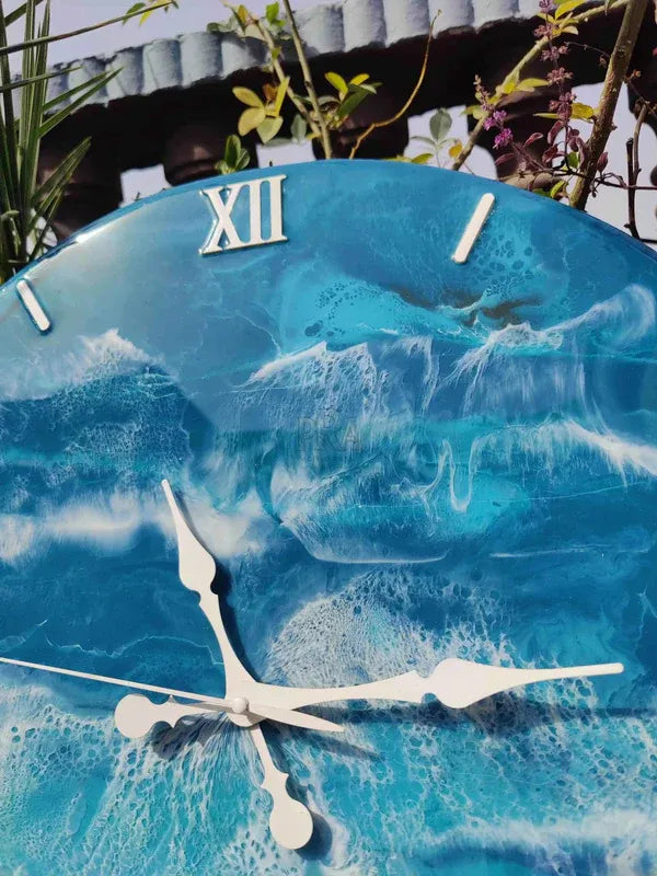 Sea Shells Ocean Resin wall clock | Elegant Clock For Home Decor