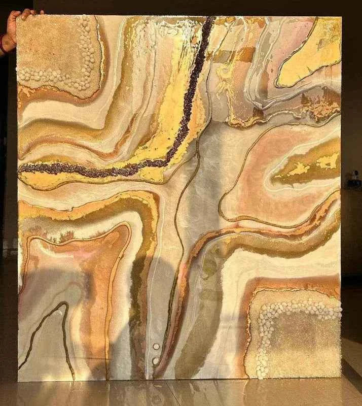 Multicolor Epoxy Resin wall Art Hangings and Wall Paintings-Resin wall art - Pacific Resin Art