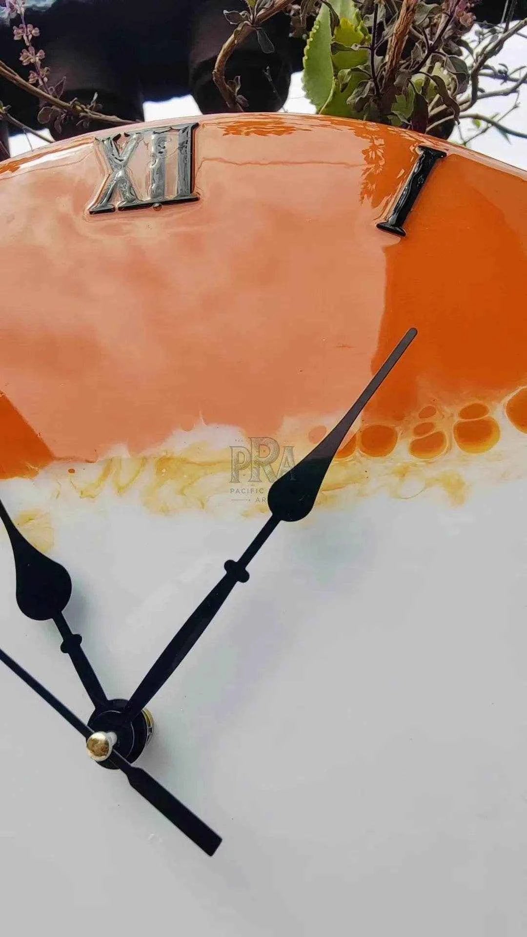 Indian Flag Resin wall clock | Premium Wall Clock For Home - Pacific Resin Art