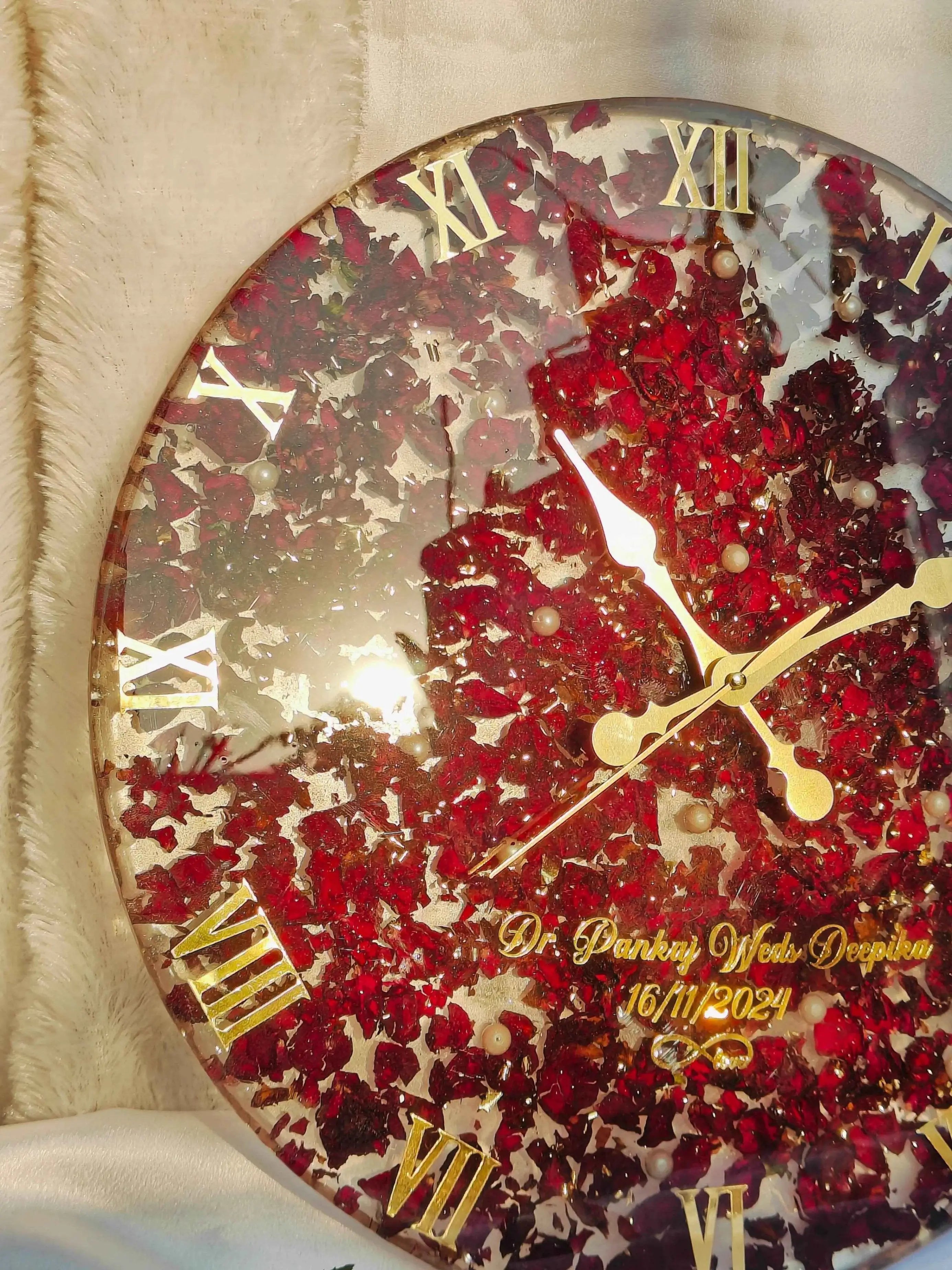 Petals of Love Resin Varmala Preservation - Pacific Resin Art