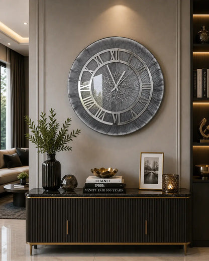 Galaxy Lines Ring Resin Wall Clock