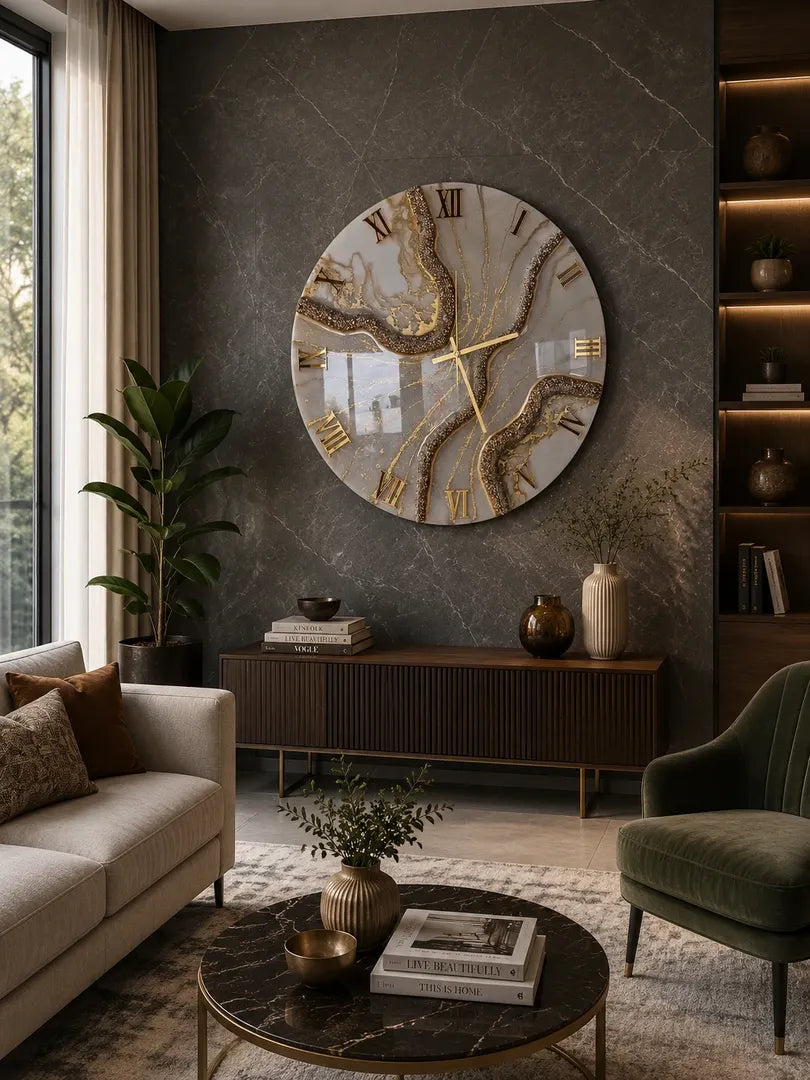 Whirlpool Hours Resin Wall clock