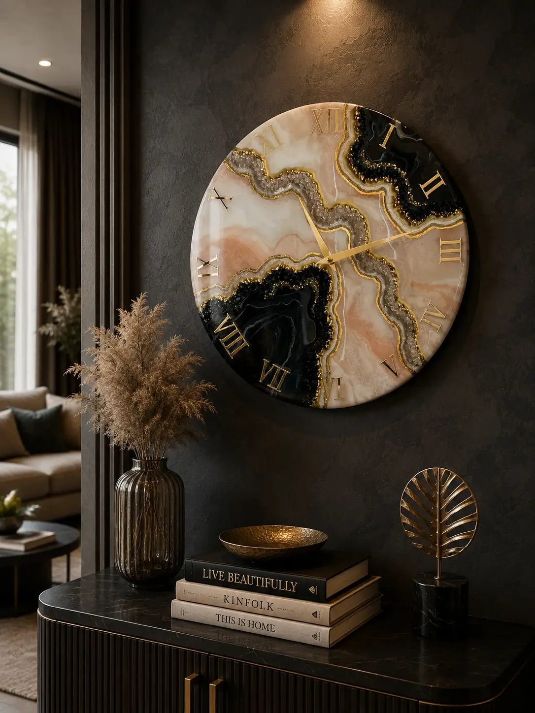 Radiance Premium Resin Wall Clock