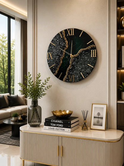 Lagoon Elegant Resin Wall Clock
