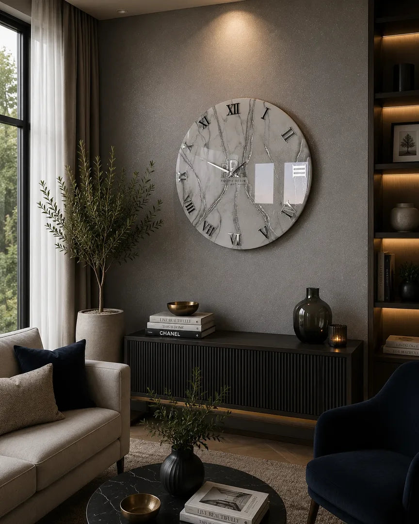 Clockwork Canvas Premium Resin Wall Clock