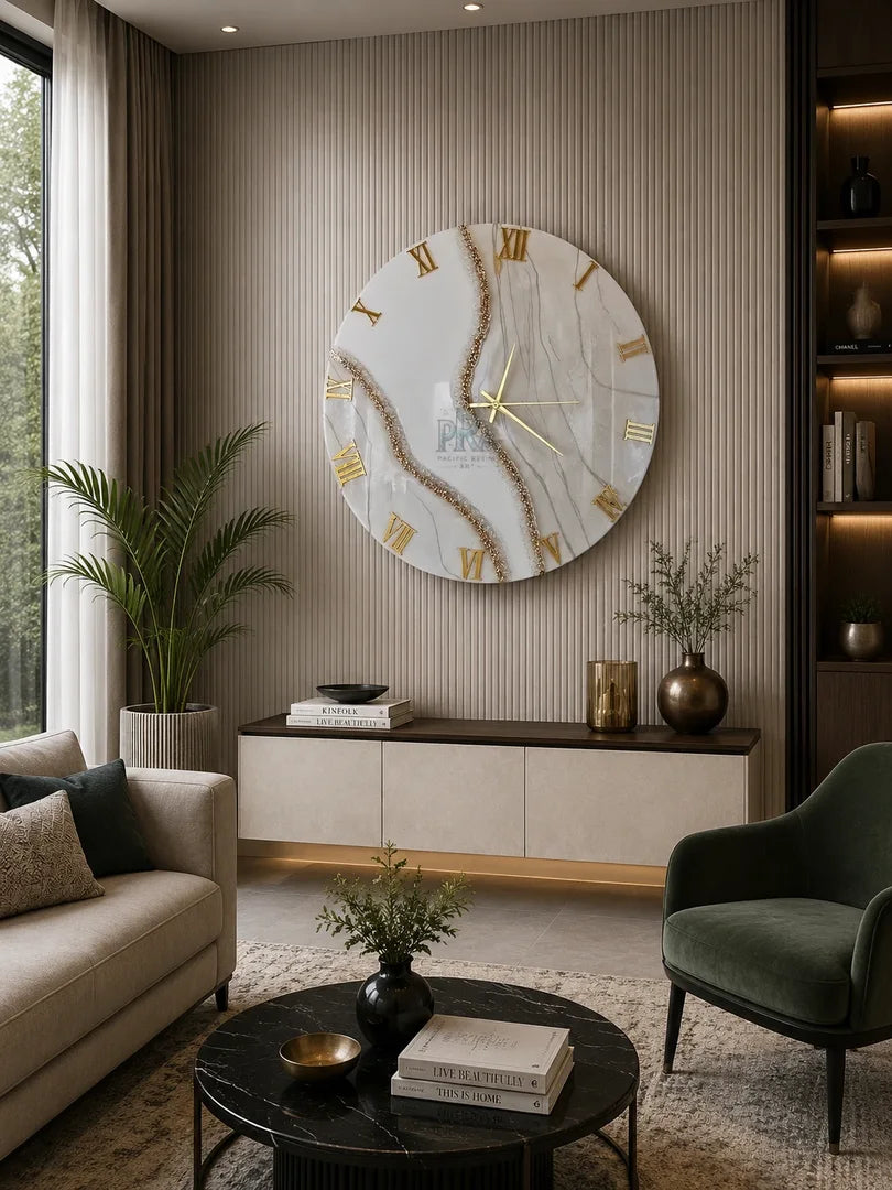 WhirlwindTime Resin Wall Clock