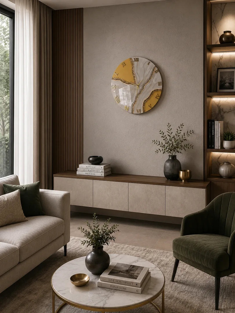 Zenith Resin Wall Clock For Home Decor