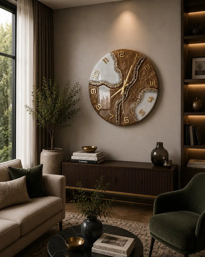 Brownie Tick Resin Wall Clock | Modern Home Decor