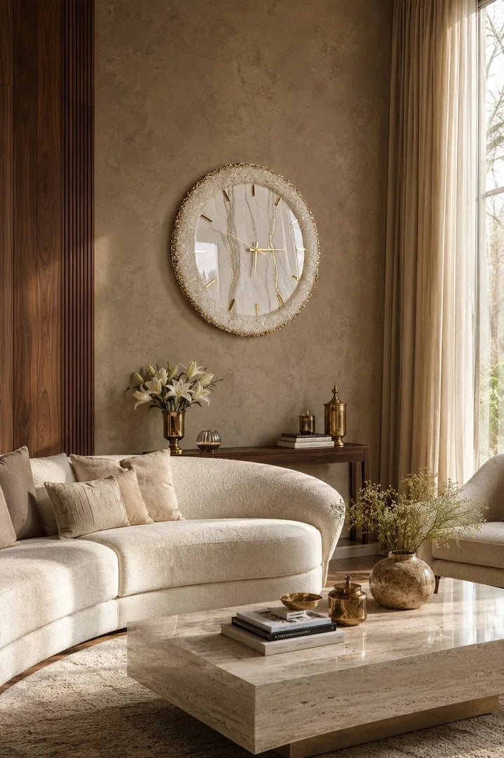 Epoch Drift Resin Wall Clock